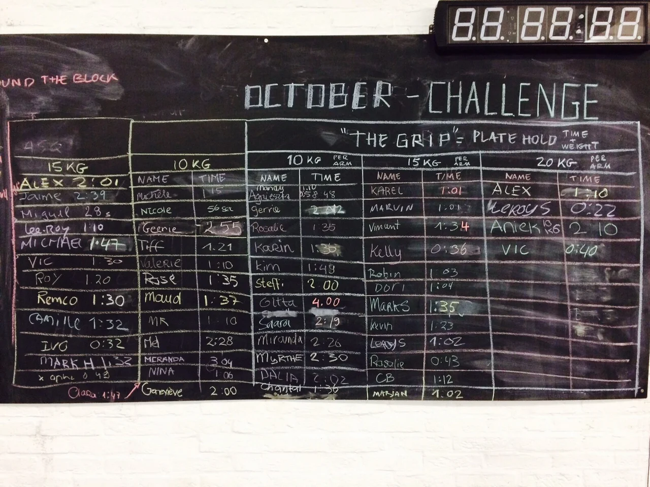 OCTOBER & NOVEMBER CHALLENGE