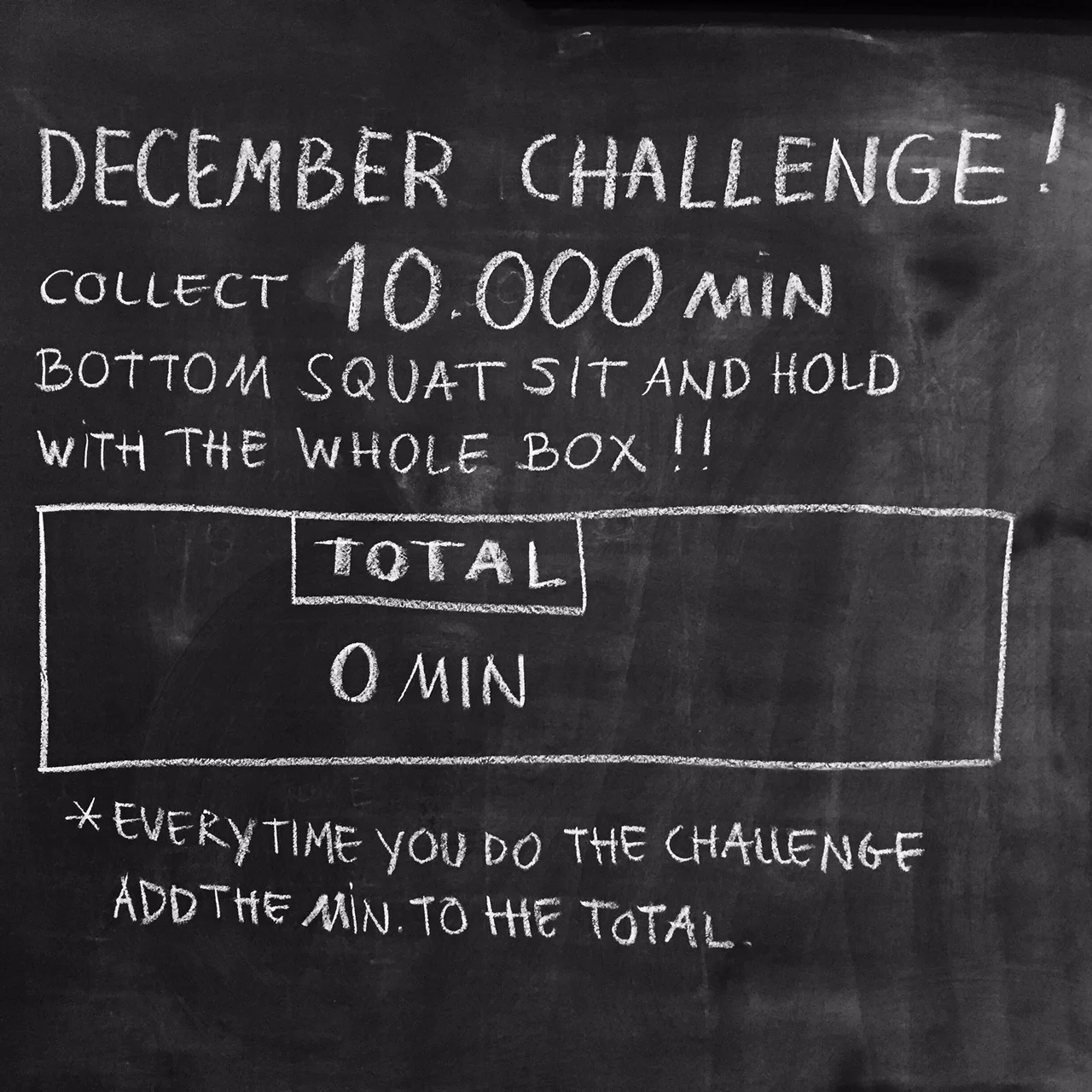 DECEMBER CHALLENGE