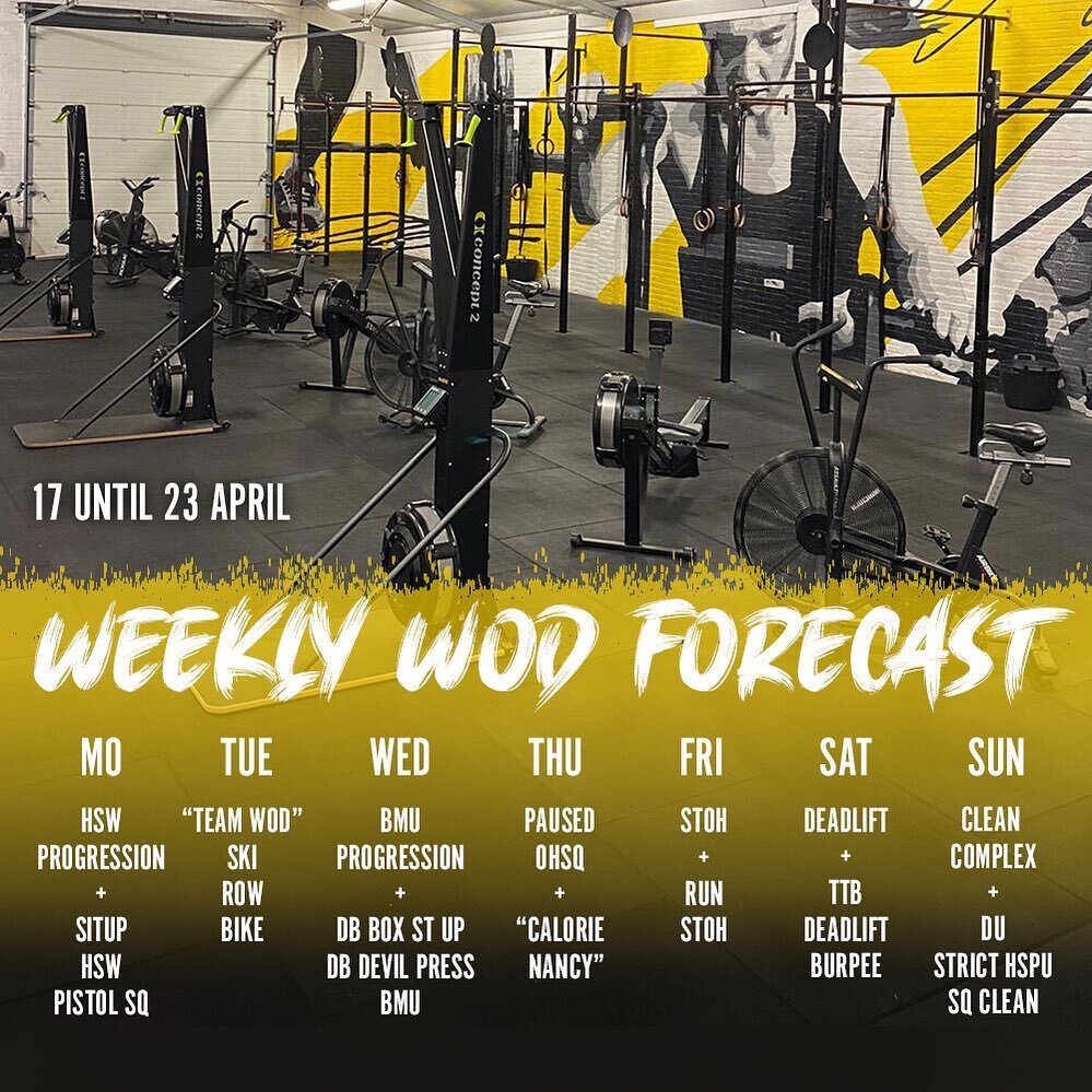 WEEKLY WOD FORECAST! No more.. &ldquo;what is the WOD tomorrow?&rdquo; No more.. 🍒picking! No more.. skipping CARDIO DAY🫀See you in the box for another week of 💪 workouts! #crossfit #crossfitwod #workout #crossfitbatteraof