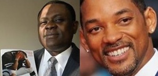 Will Smith plays Dr. Bennet Omalu in the film "Concussion" being released on Christmas Day. Source: https://babajidesalu.files.wordpress.com/2015/09/will_smith-bennet-omalu-jide-salu.jpg