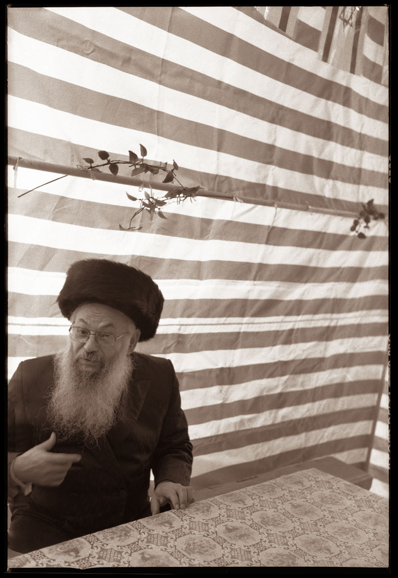 Rabbi Noah in the Sukkah