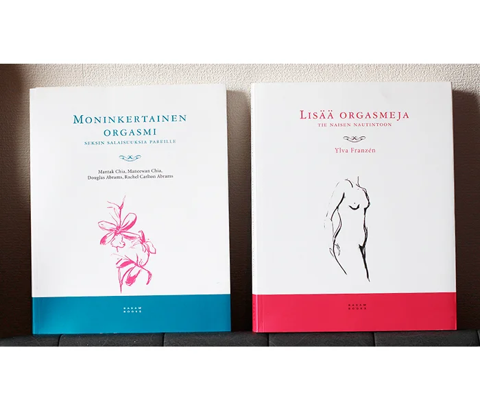 Moninkertainen orgasmi, Lisää orgasmeja (Basam Books): kansien graafinen suunnittelu ja kuvitukset.