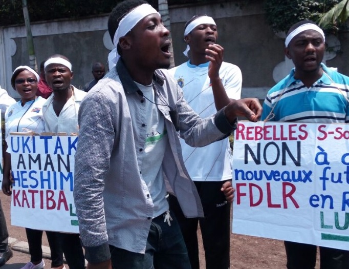 Pro-democracy activists in Congo. Credit: LUCHA