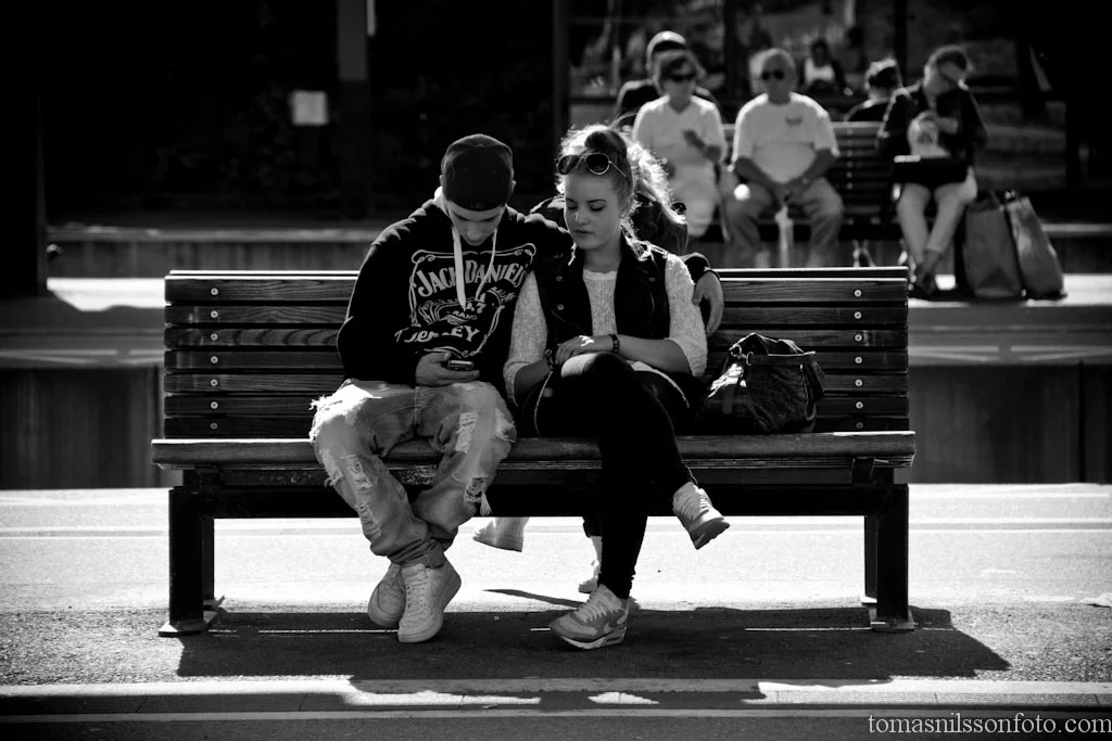 At the train station, Lund, Sweden 2014