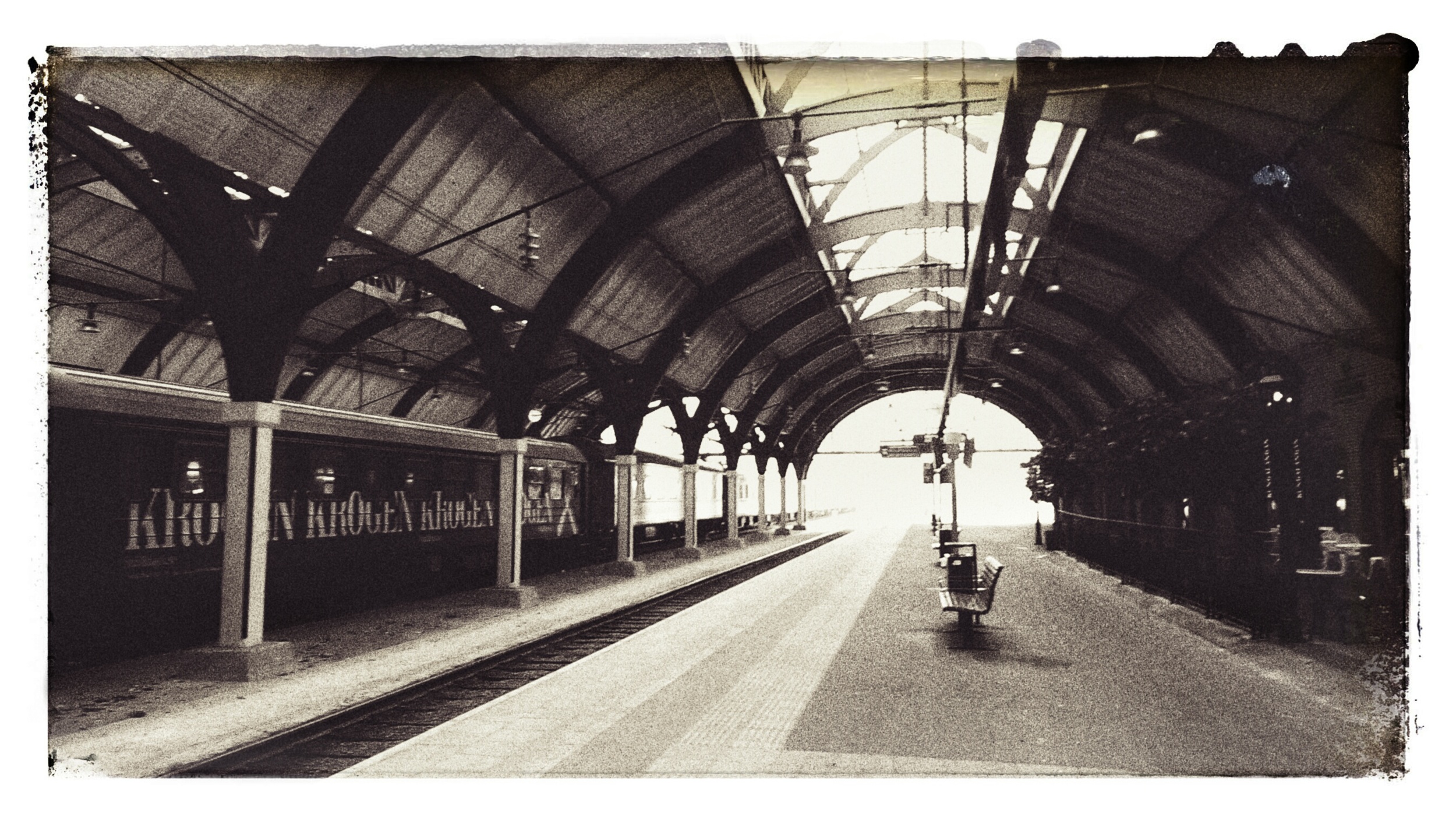 Platform at Malmö Central Station