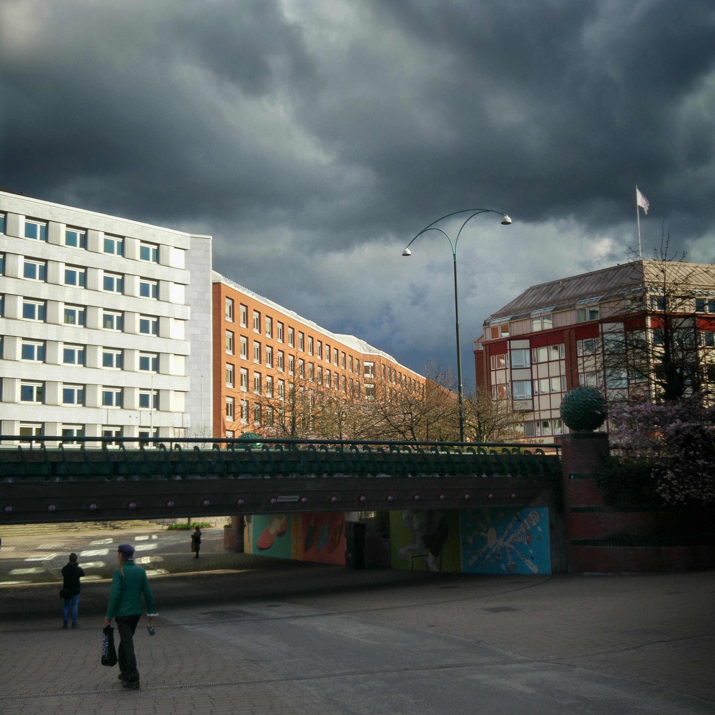 April 24 - Day 115: Dramatic clouds over City Hall