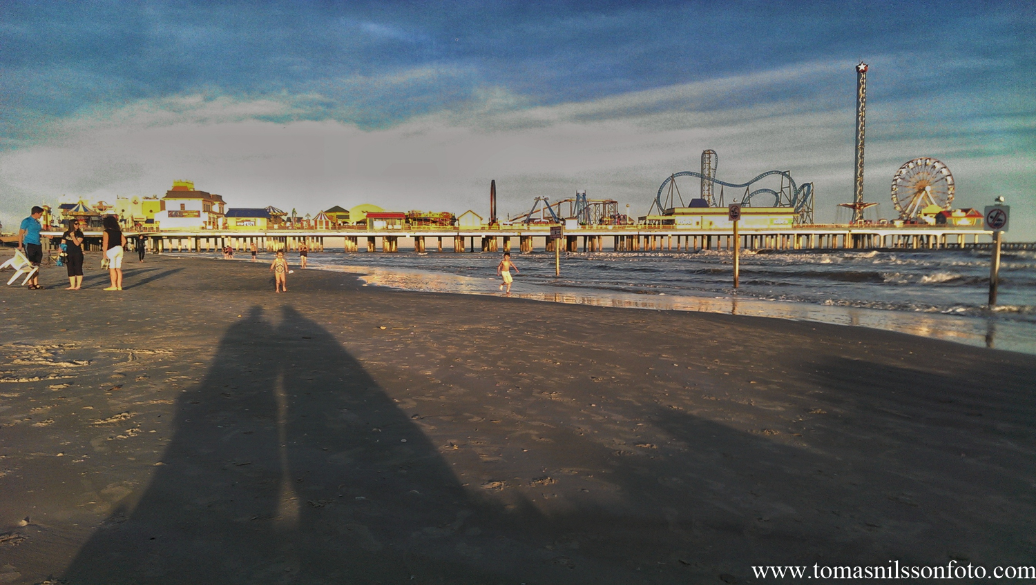 Another photo from the day in Galveston...with delightful company which makes this shadow selfie a keeper!