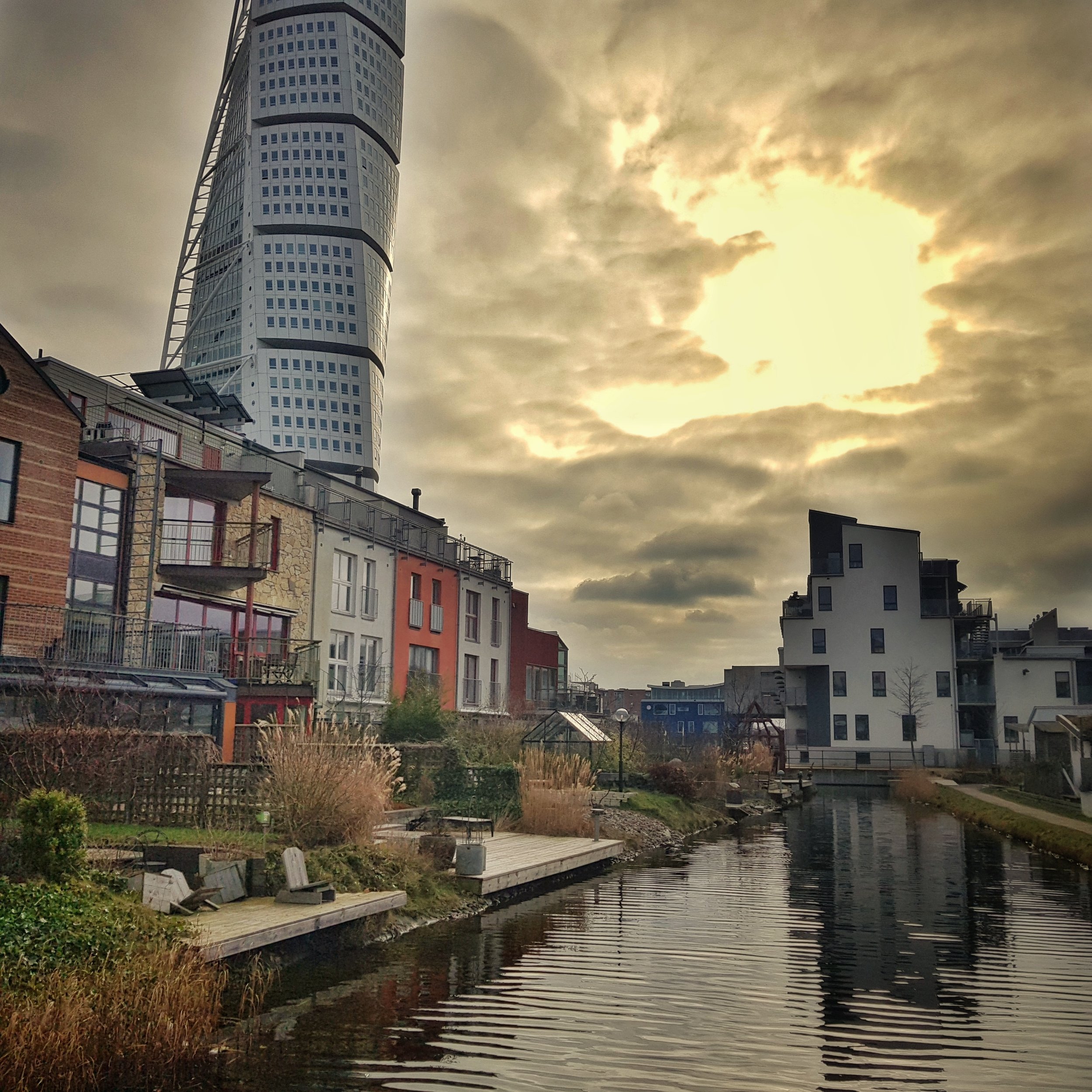 Day 55 - February 24: Canal at Turning Torso