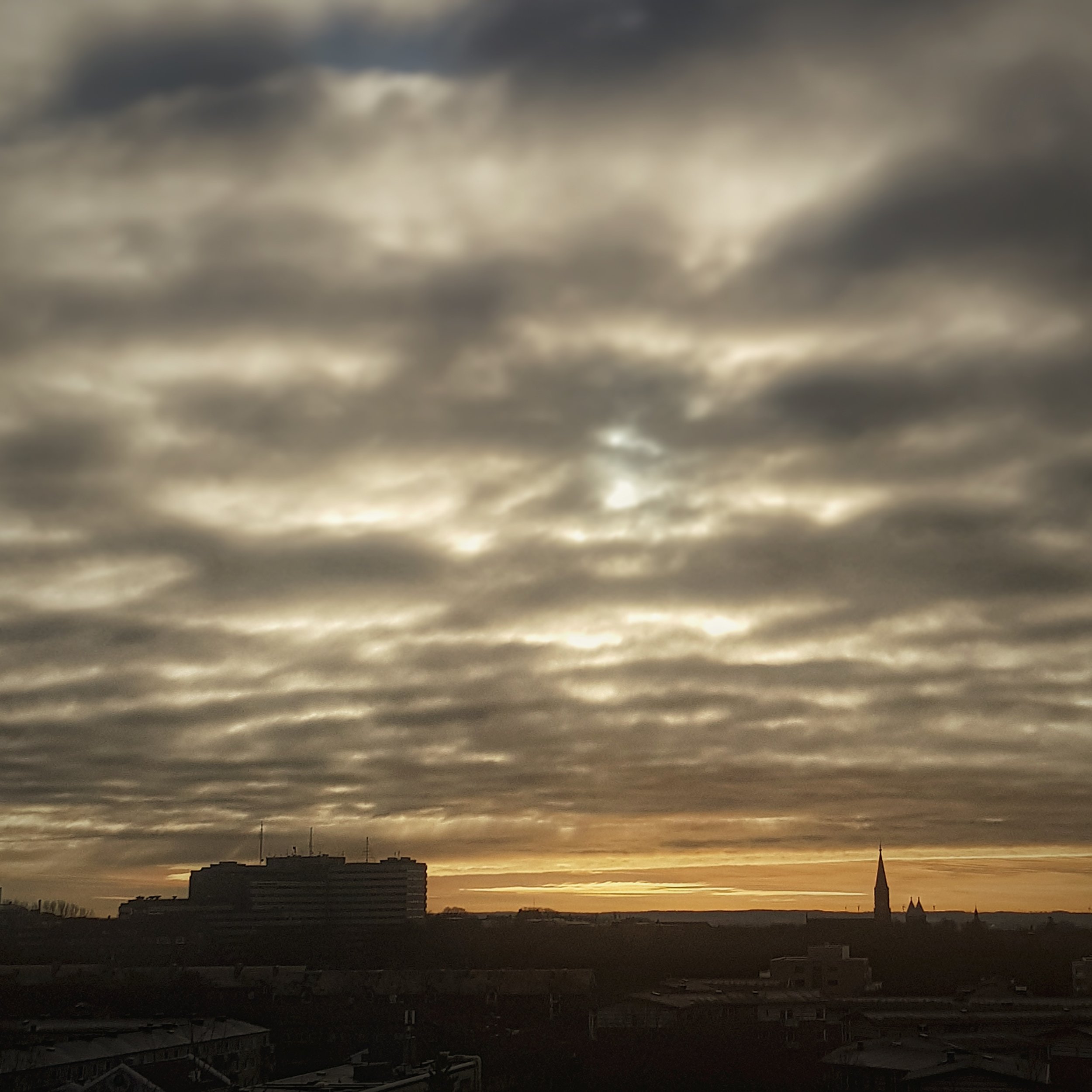 Day 6 - January 6:  Sky above Lund