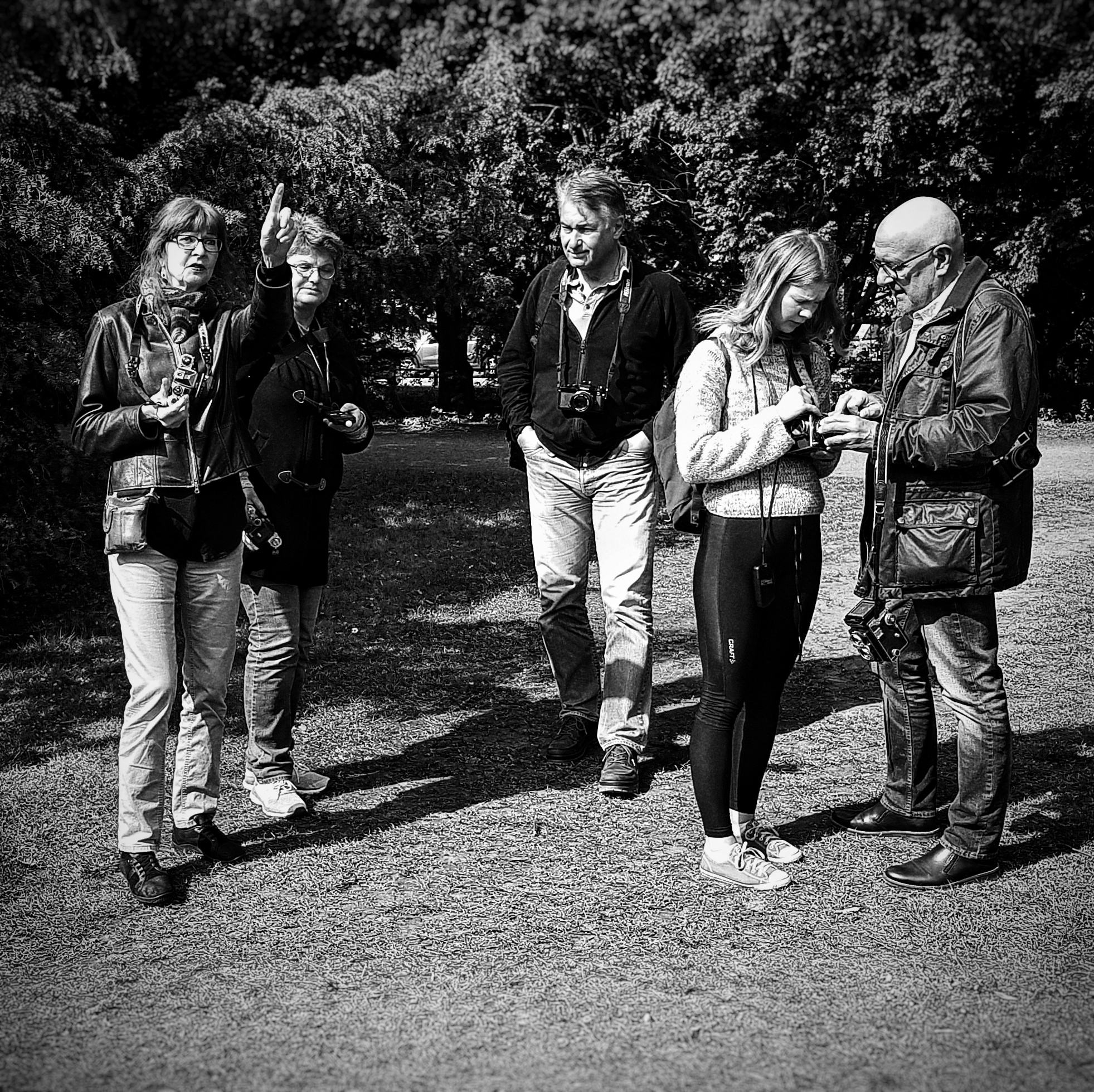 Ulrika, Kristina, Klaus and Malin taking the class and Conny, my fellow instructor on the far right.