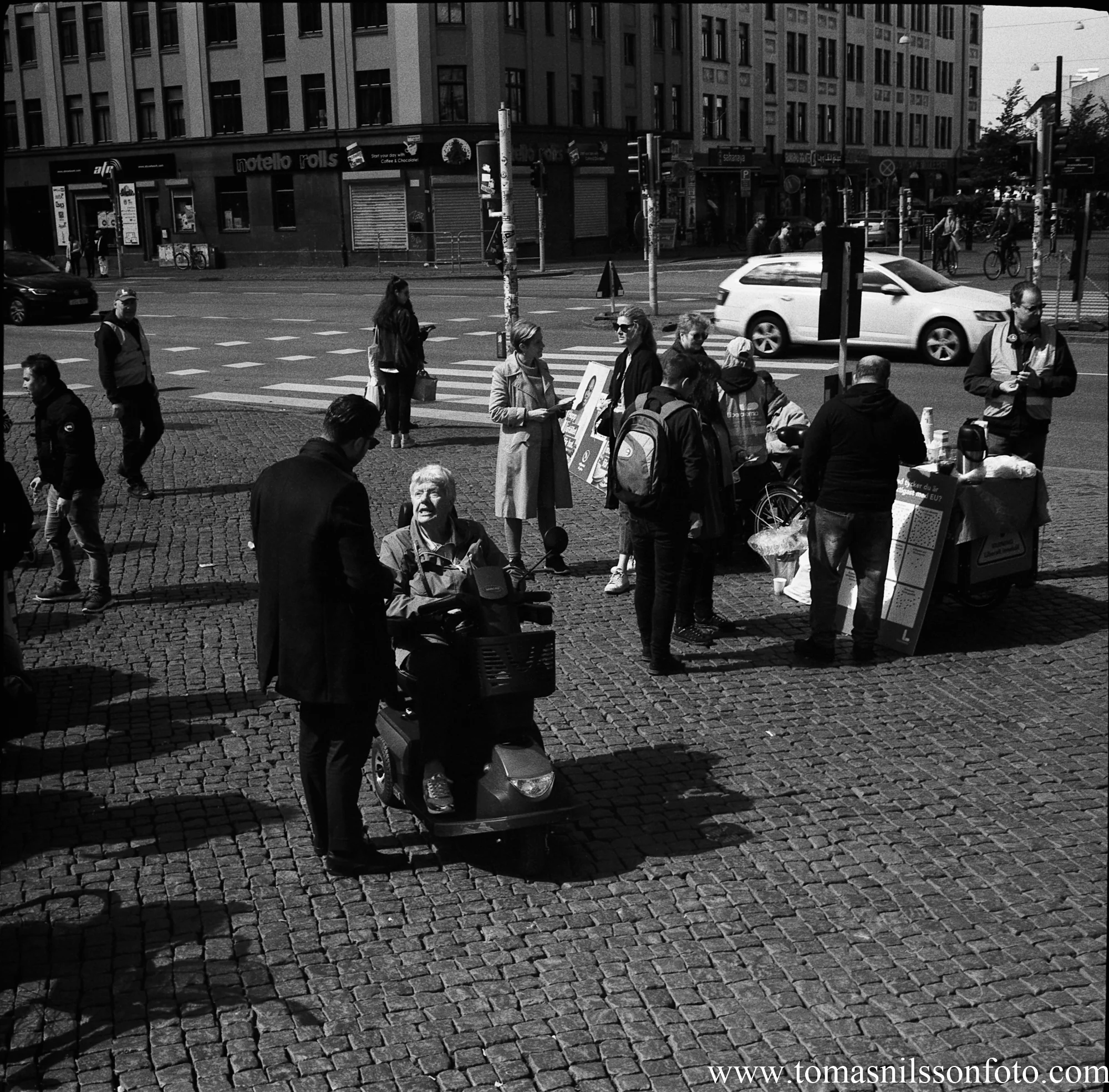 Campaigning for the European Parliament election in a few weeks’ time