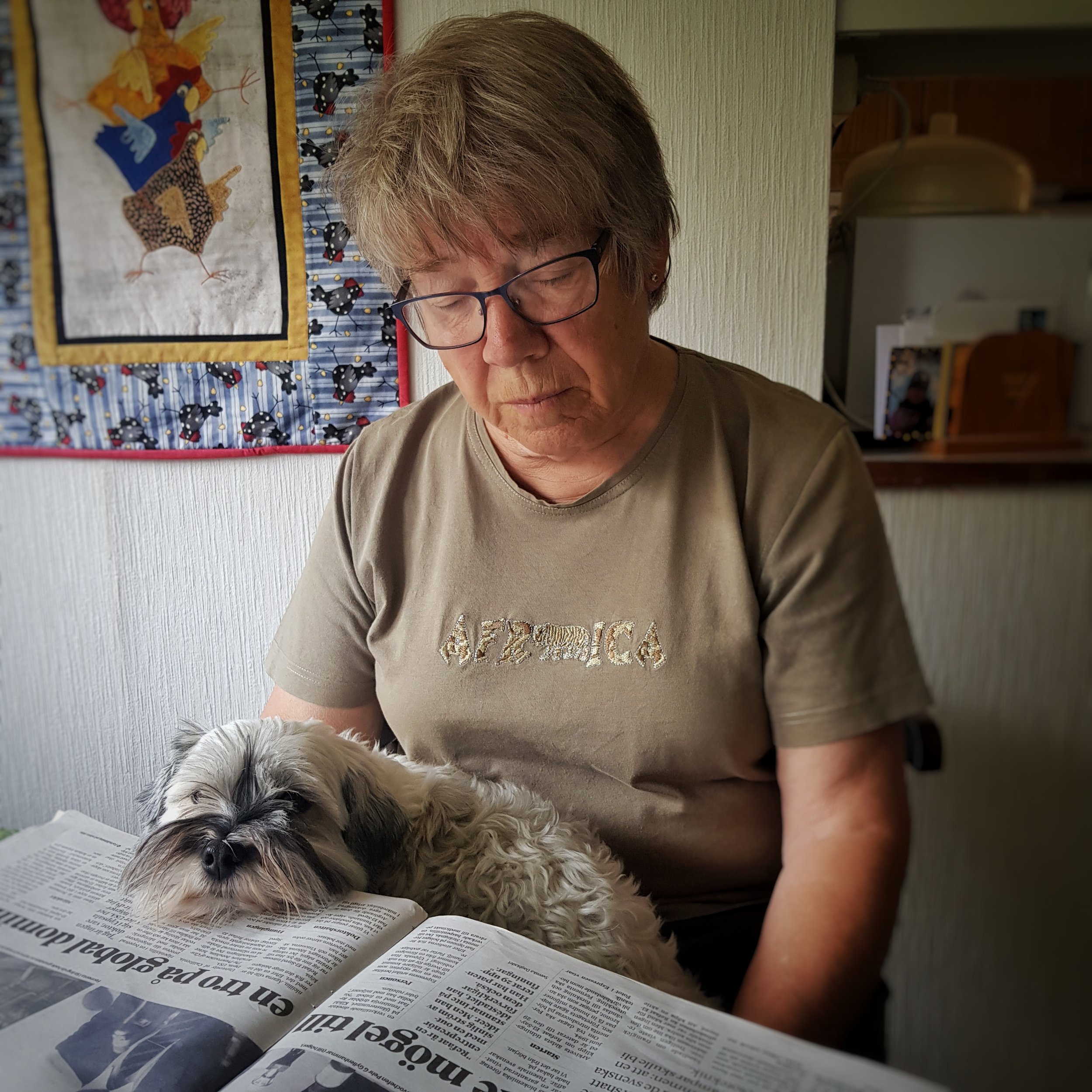 Day 200 - July 19: Gramma, please read me the news!