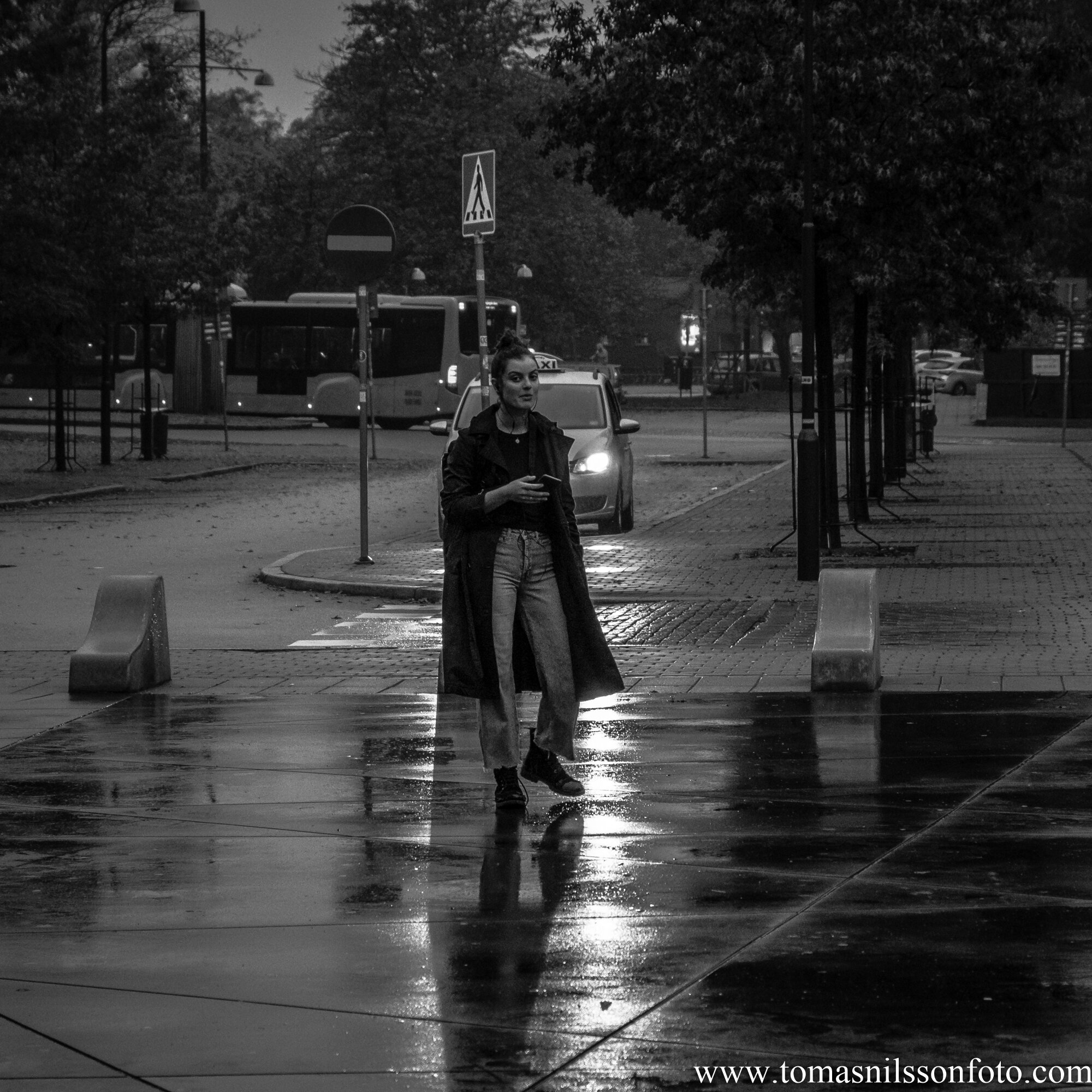 Day 291 - October 18: Lady in the rain