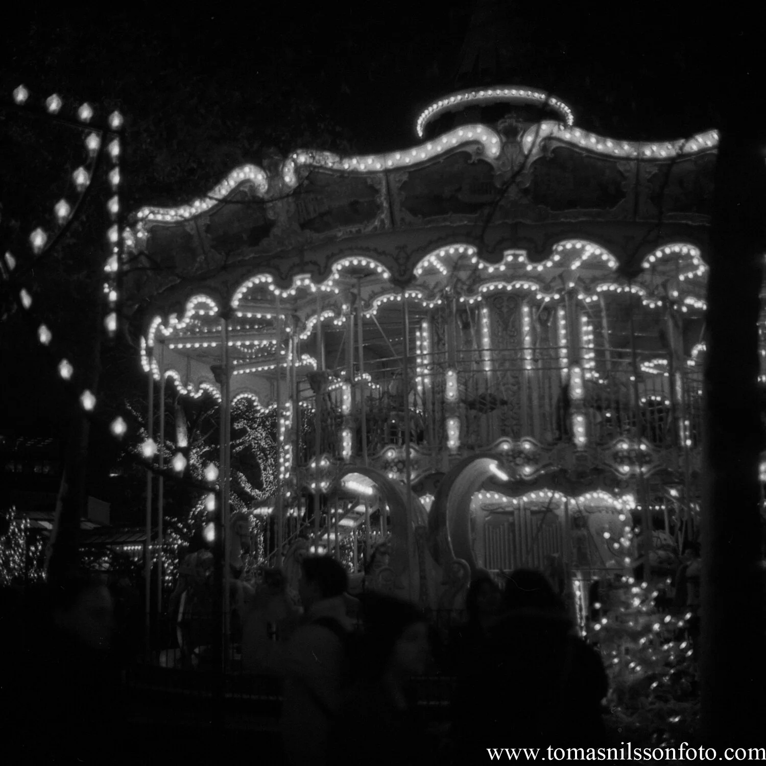 Shooting high-speed film at night