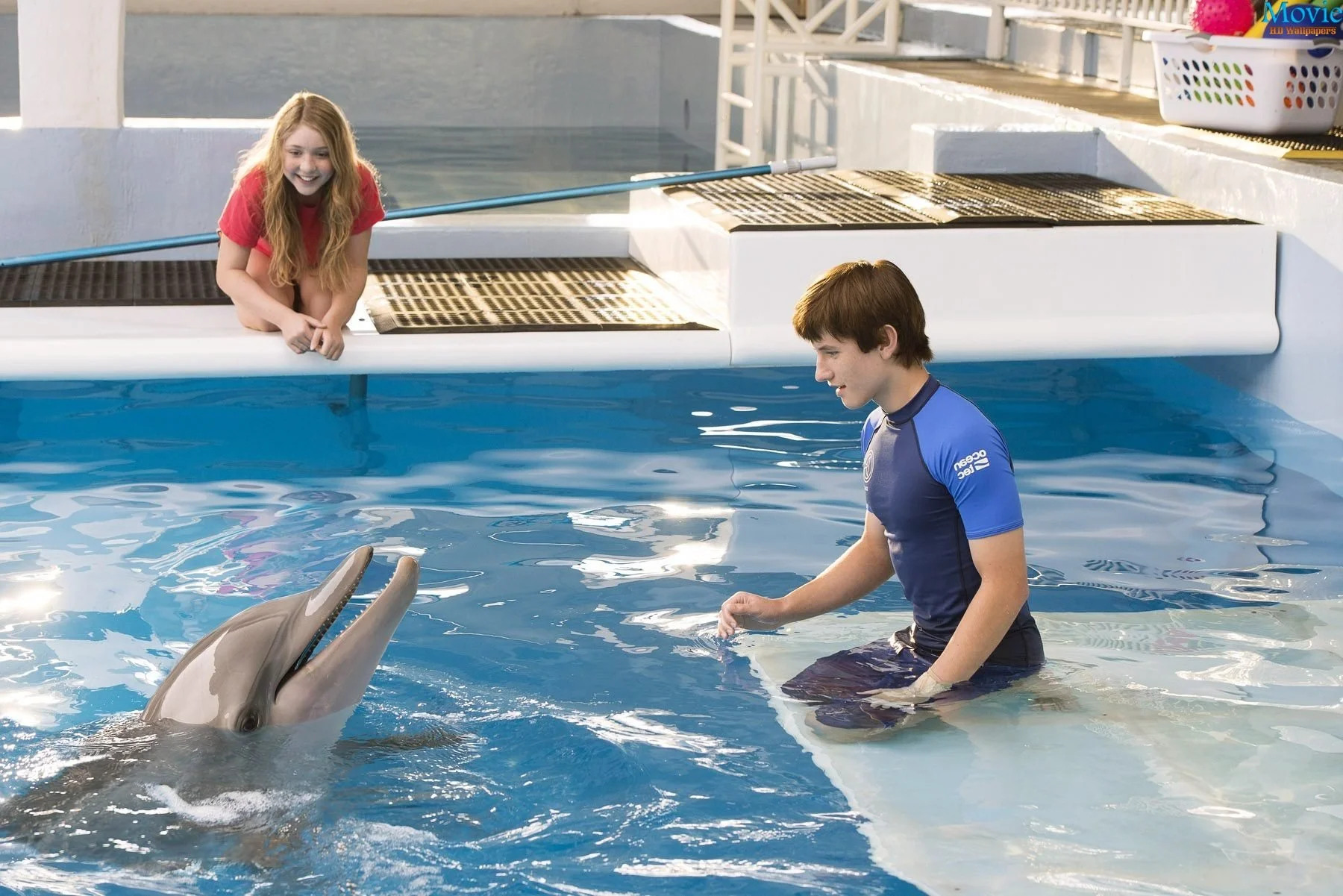 Nathan Gamble and Cozi Zuehlsdorff on Dolphin Tale 2