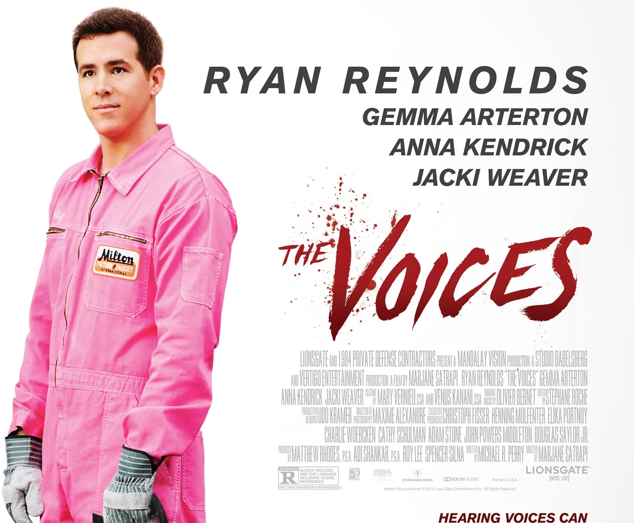 Ryan Reynolds chats about his latest film, The Voices