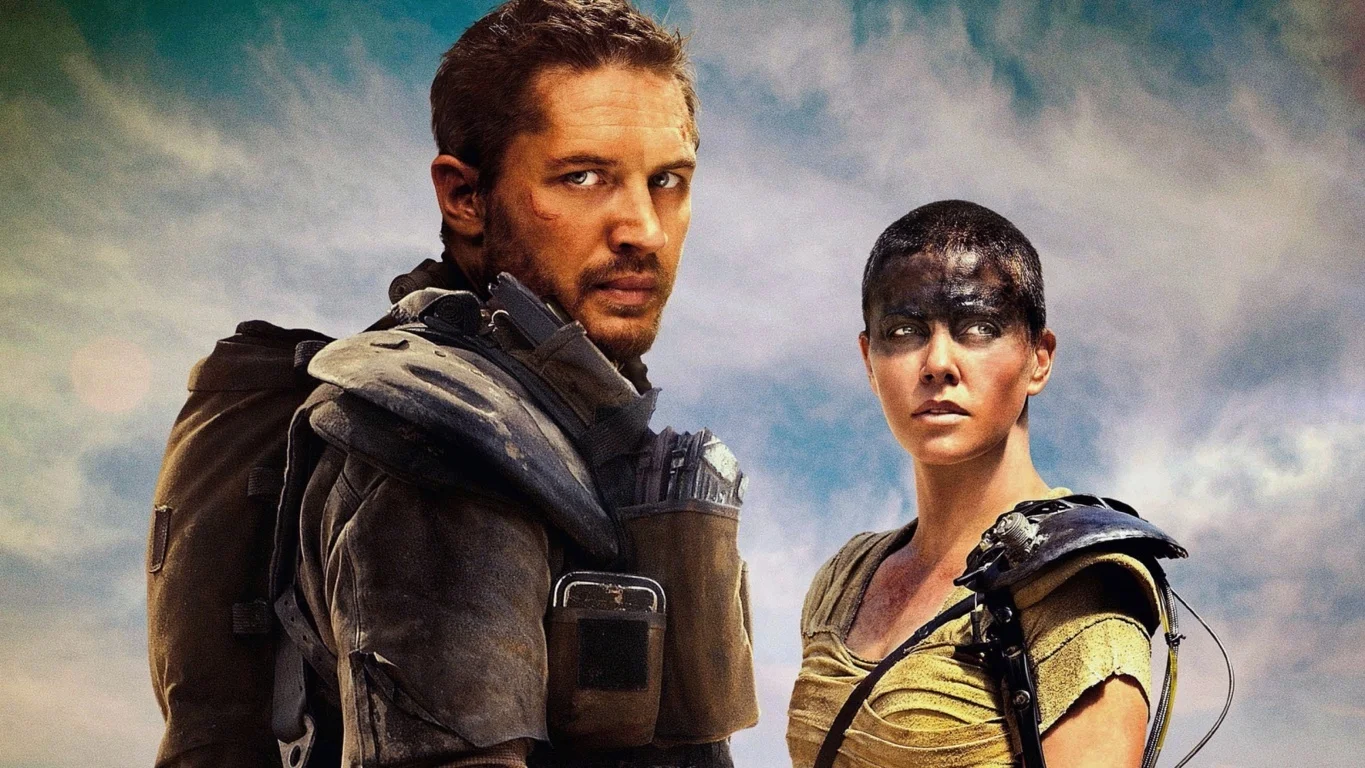 Tom Hardy and Charlize Theron in, Mad Max:Fury Road