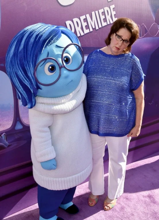 Phyllis Smith as "Sadness" in Pixar's, Inside Out