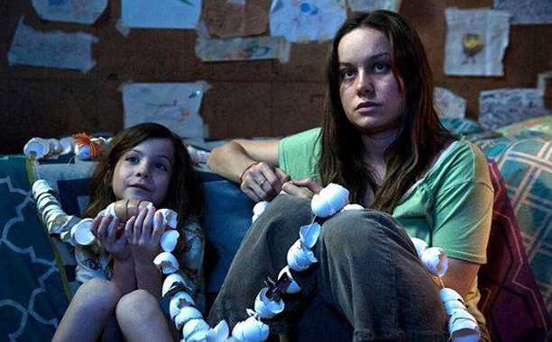 Brie Larson and Jacob Tremblay in, Room
