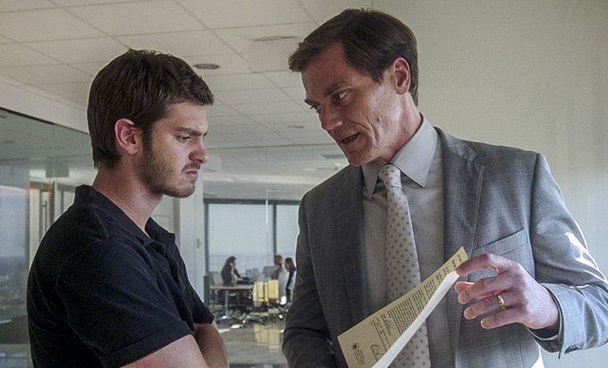 Andrew Garfield and Michael Shannon in, 99 Homes