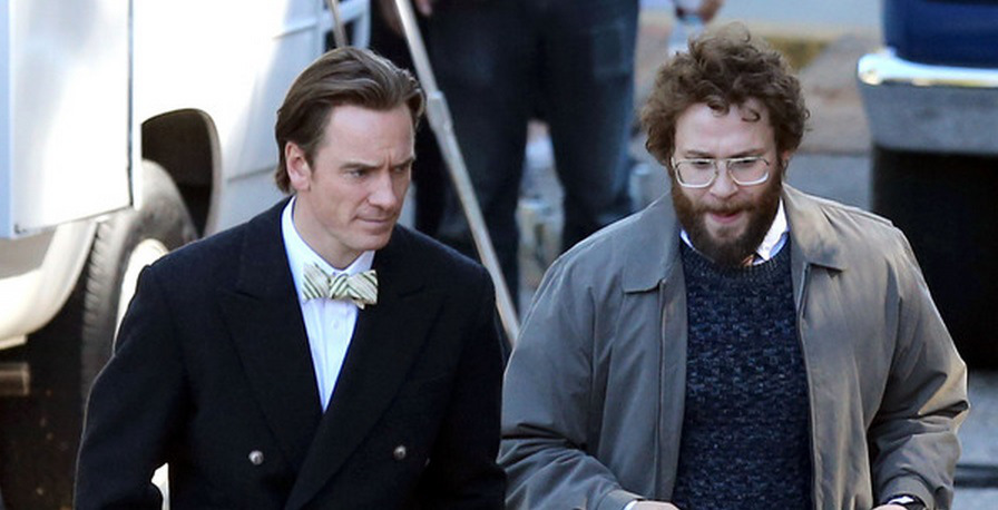 Michael Fassbender and Seth Rogen