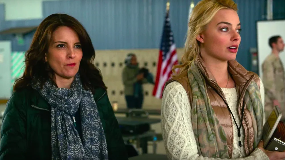 Tina Fey and Margot Robbie in, Whiskey Tango Foxtrot