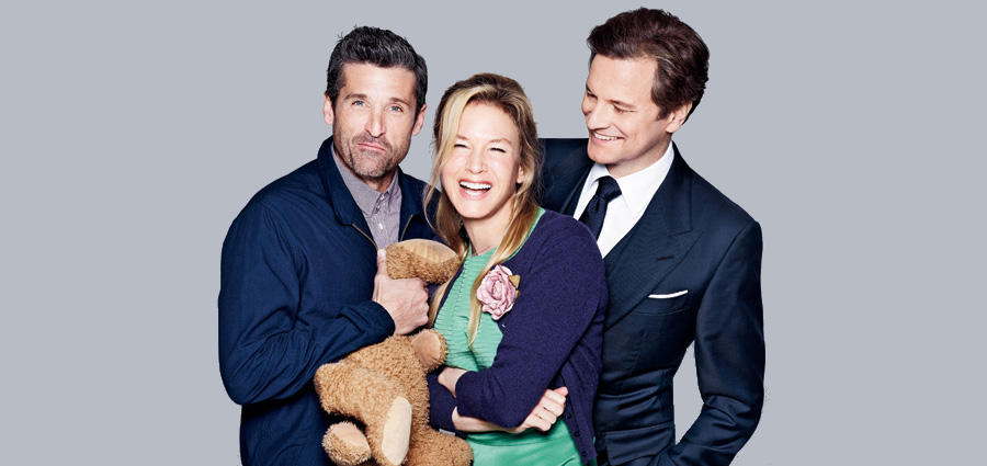 Bridget Jones's Diary Stars Renée Zellweger and Colin Firth Initiate  Patrick Dempsey Into the Franchise
