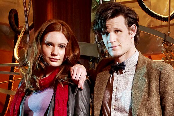 Karen Gillan and Matt Smith, Dr Who