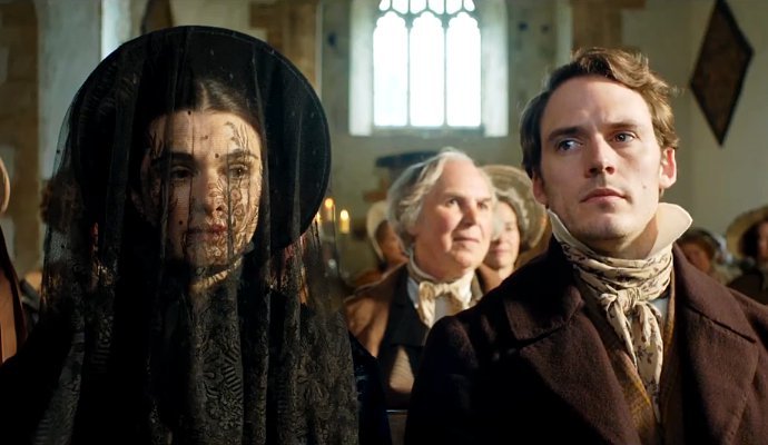 Rachel Weisz and Sam Claifin in, My Cousin Rachel