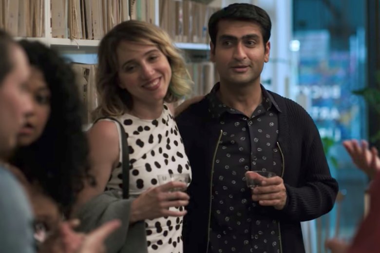 Zoe Kazan and Kumail Nanjiani in, The Big Sick