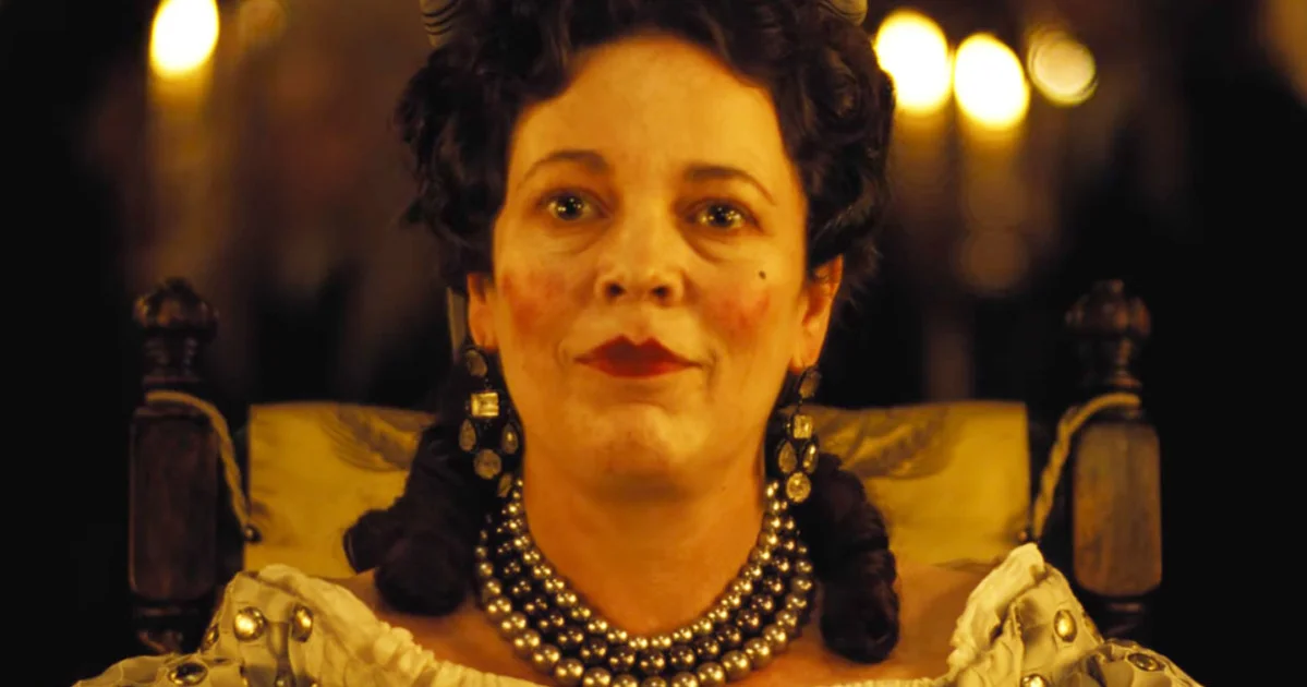Olivia Colman in “The Favourite”