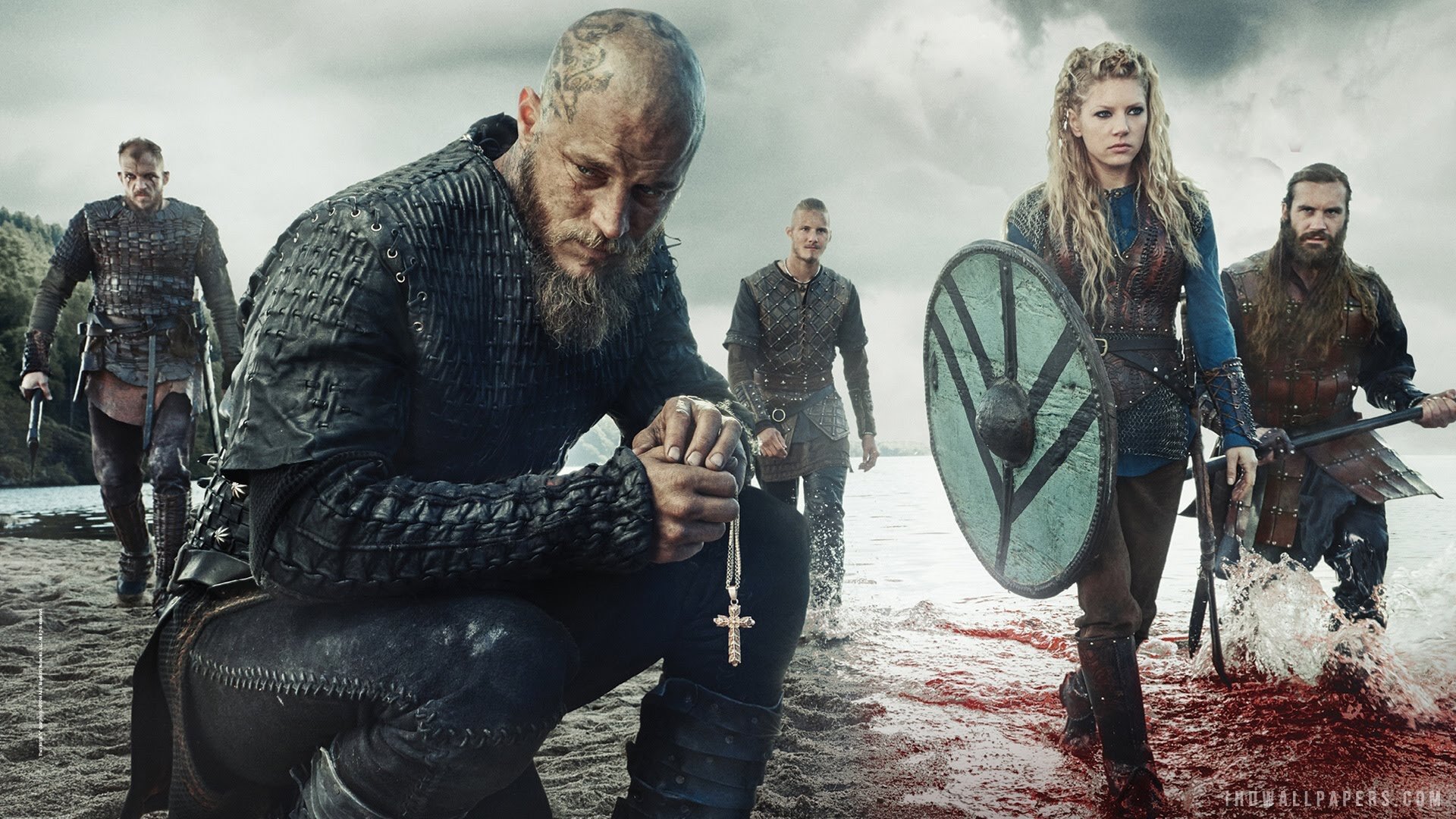 Vikings: Katheryn Winnick showers praises on Alexander Ludwig aka