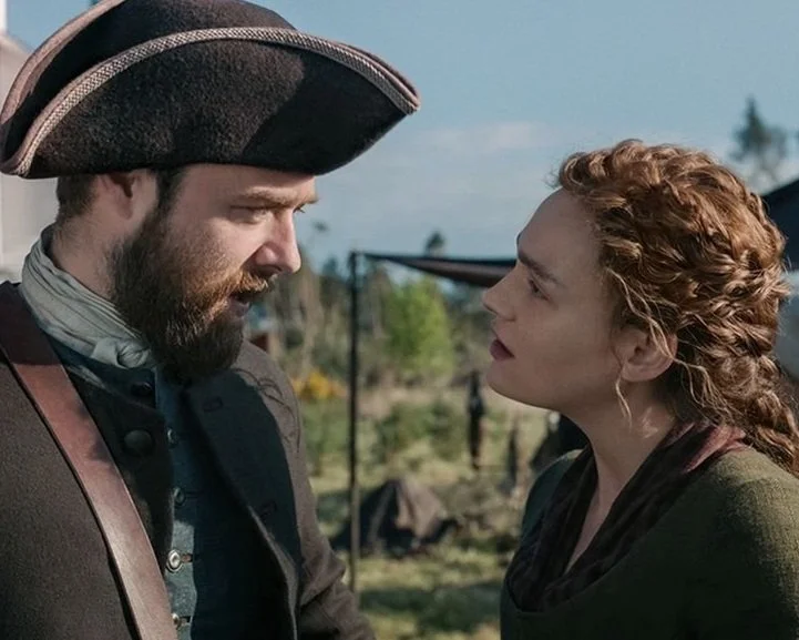OUTLANDER (SEASON 7) - CATCHING UP WITH STARS SOPHIE SKELTON and RICHARD RANKIN