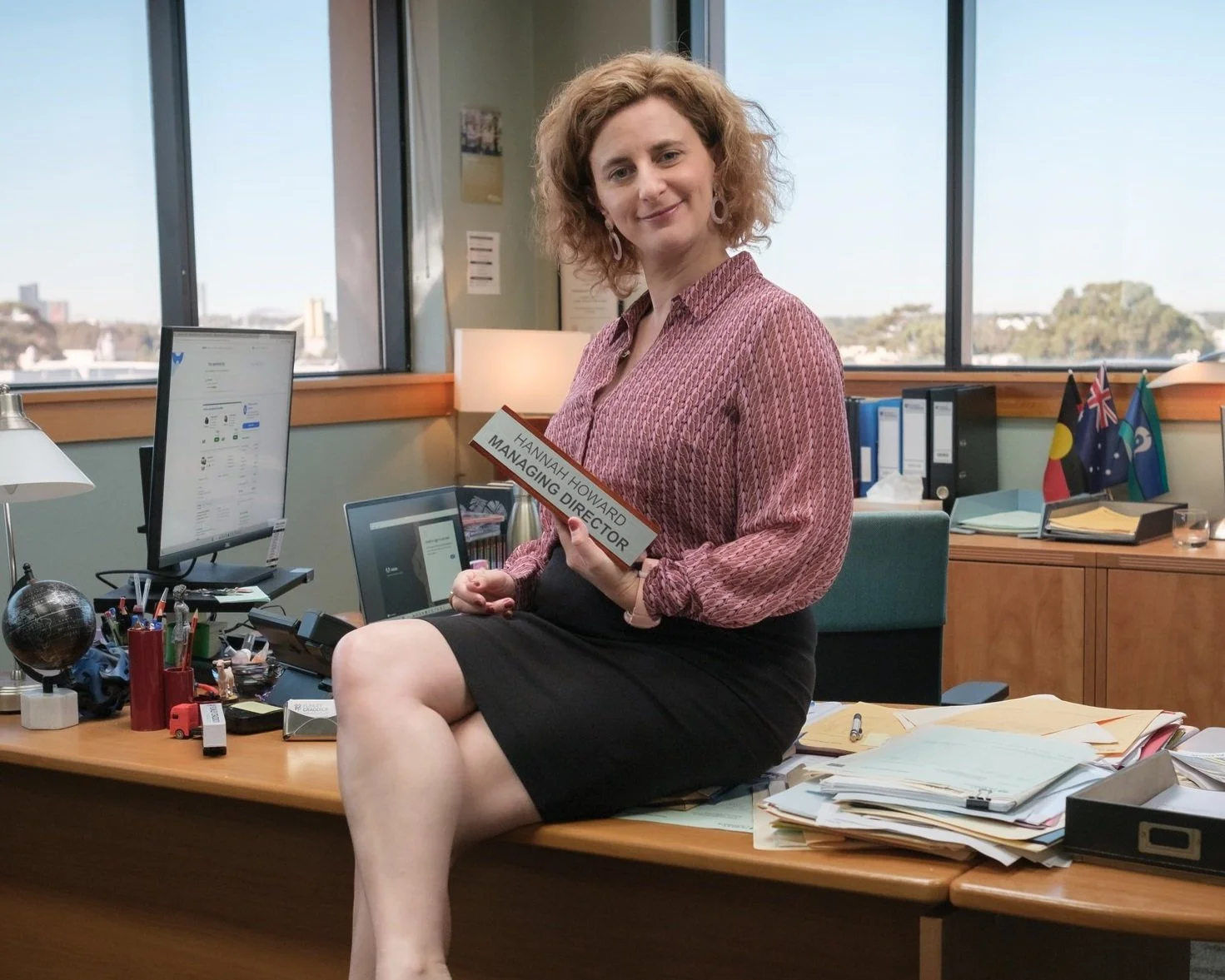 FELICITY WARD TAKES ON, THE OFFICE