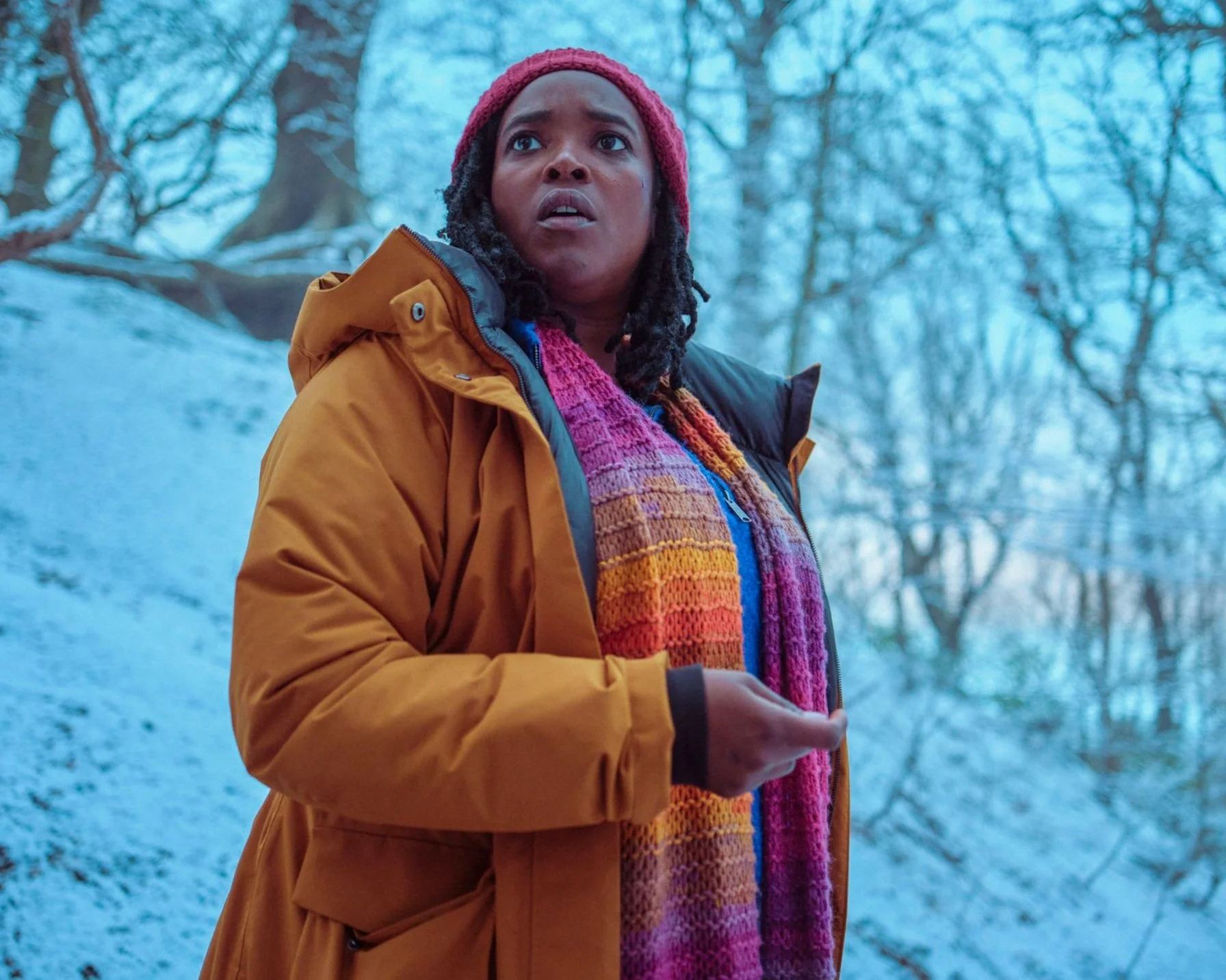 PASSENGER - A NEW SERIES ON BRITBOX STARRING WUNMI MOSAKU and BARRY SLOANE