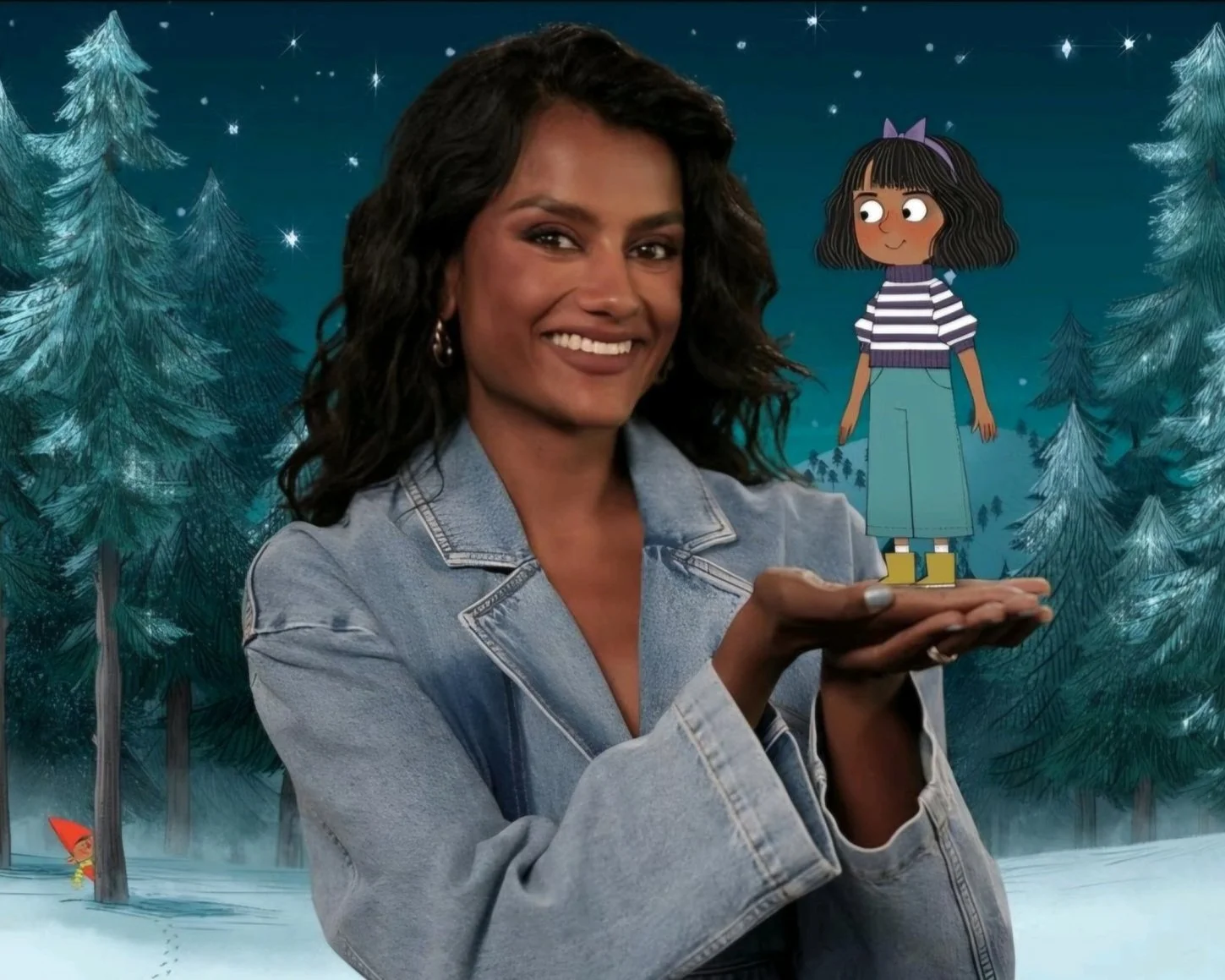 SIMONE ASHLEY DISCUSSES HER NEW FAMILY ANIMTED MUSICAL FILM, THE NIGHT BEFORE CHRISTMAS IN WONDERLAND and BRIDGERTON