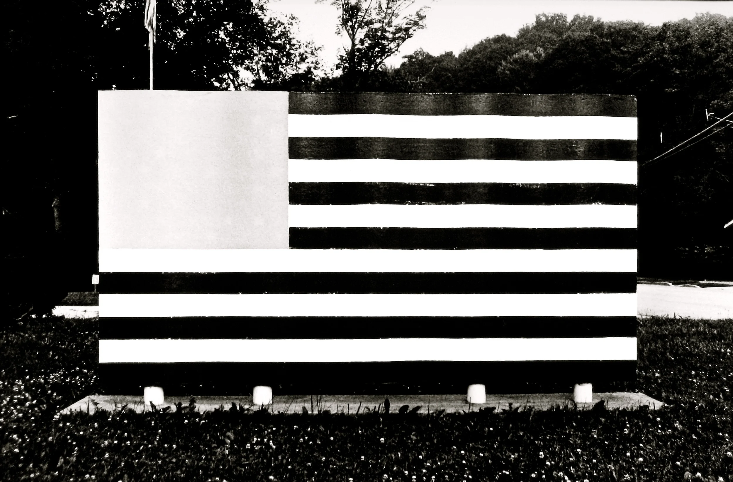 REPAINTING THE FLAG AT THE VETERANS OF FOREIGN WARS, LOVELAND, OHIO