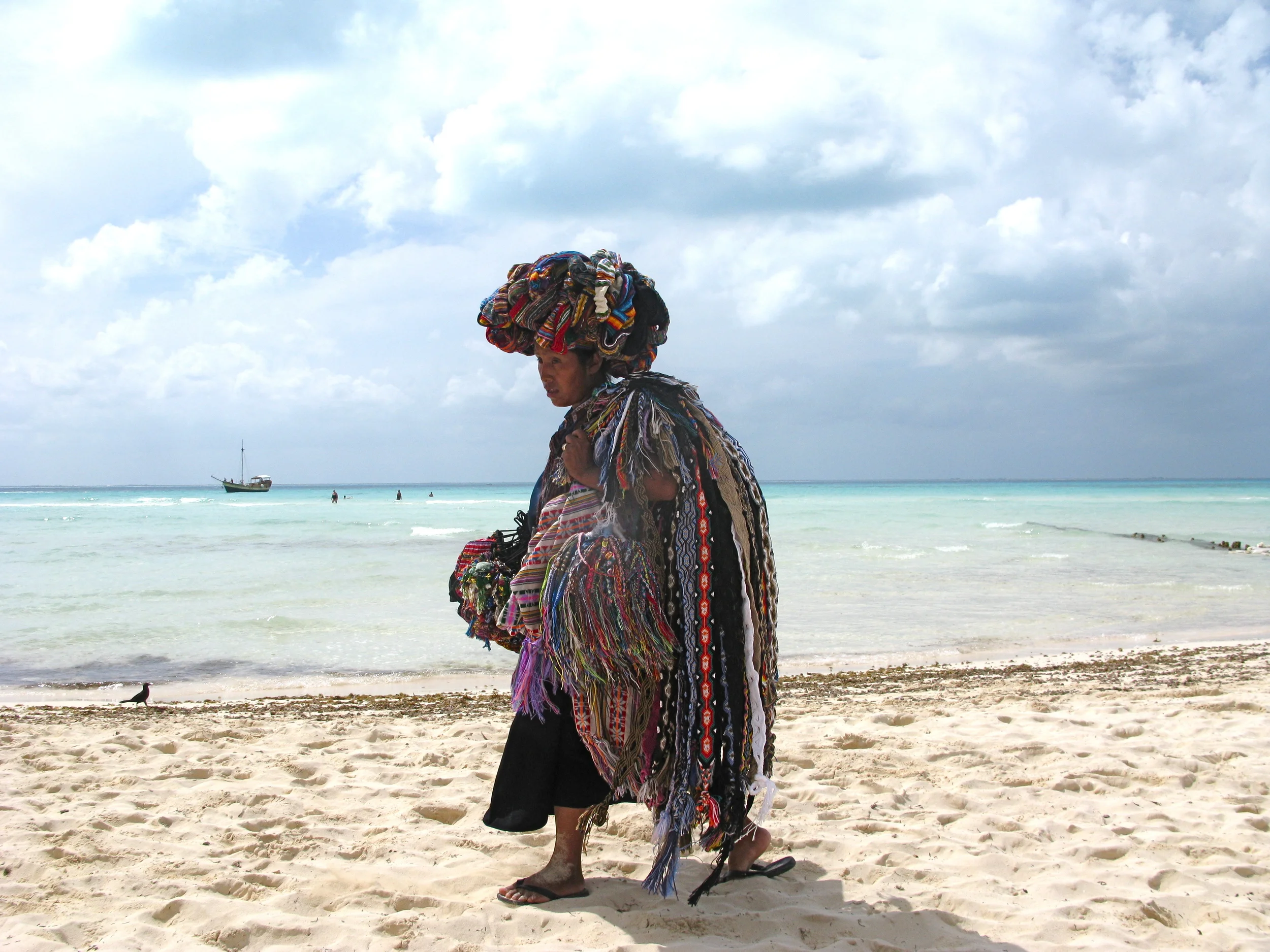 WOMAN, ISLA MUJERES, MEXICO 