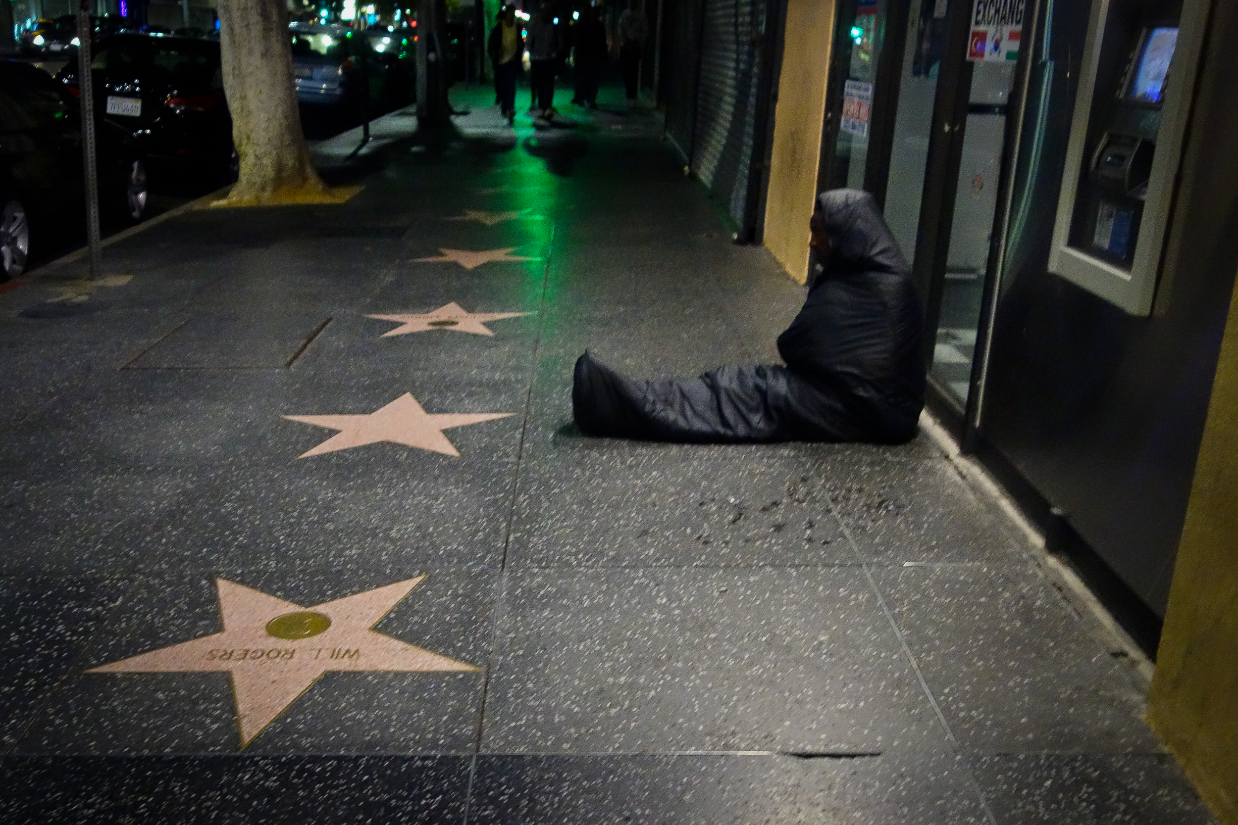 THE HOLLYWOOD WALK OF FAME