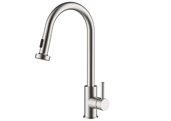 Black Faucet Mezcladora de Ninham Collection NC-59 satinada