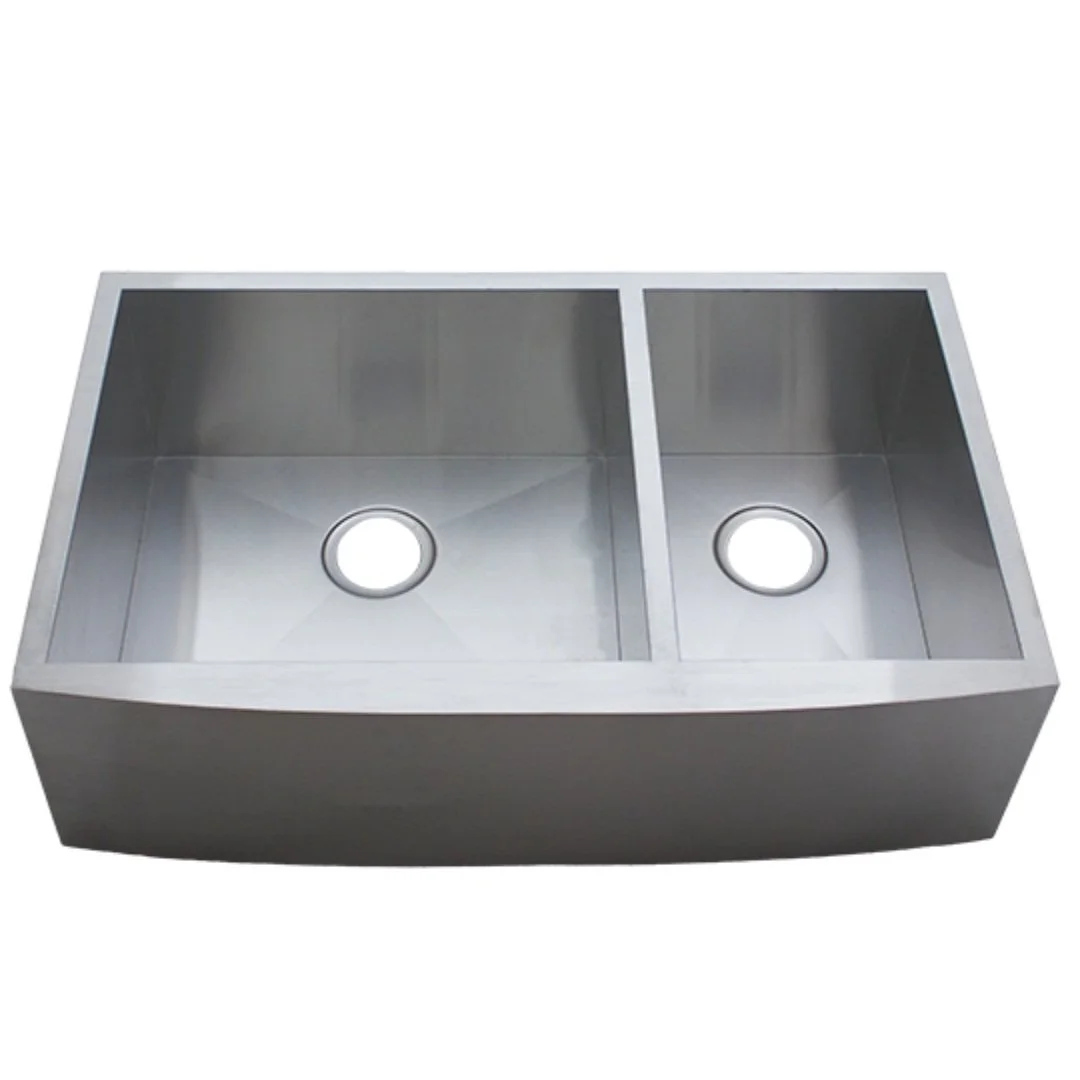 Double 60-40 Farm Sink 33x20 Fregadero Apron de gaveta 60-40 (Copy)