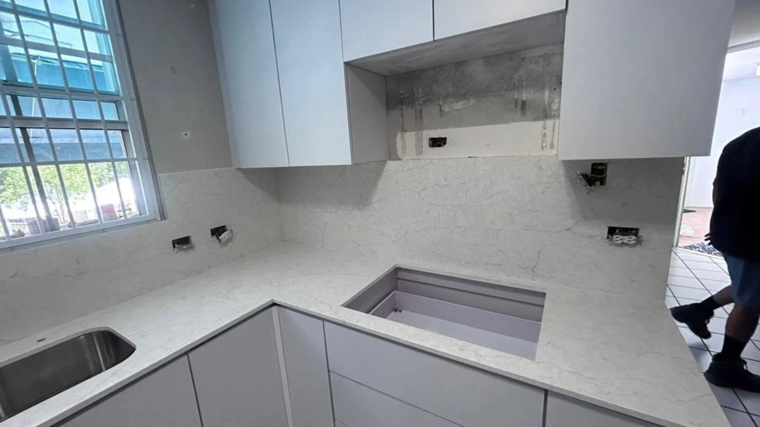 Tasos Viejo Cuarzo  Instalado 