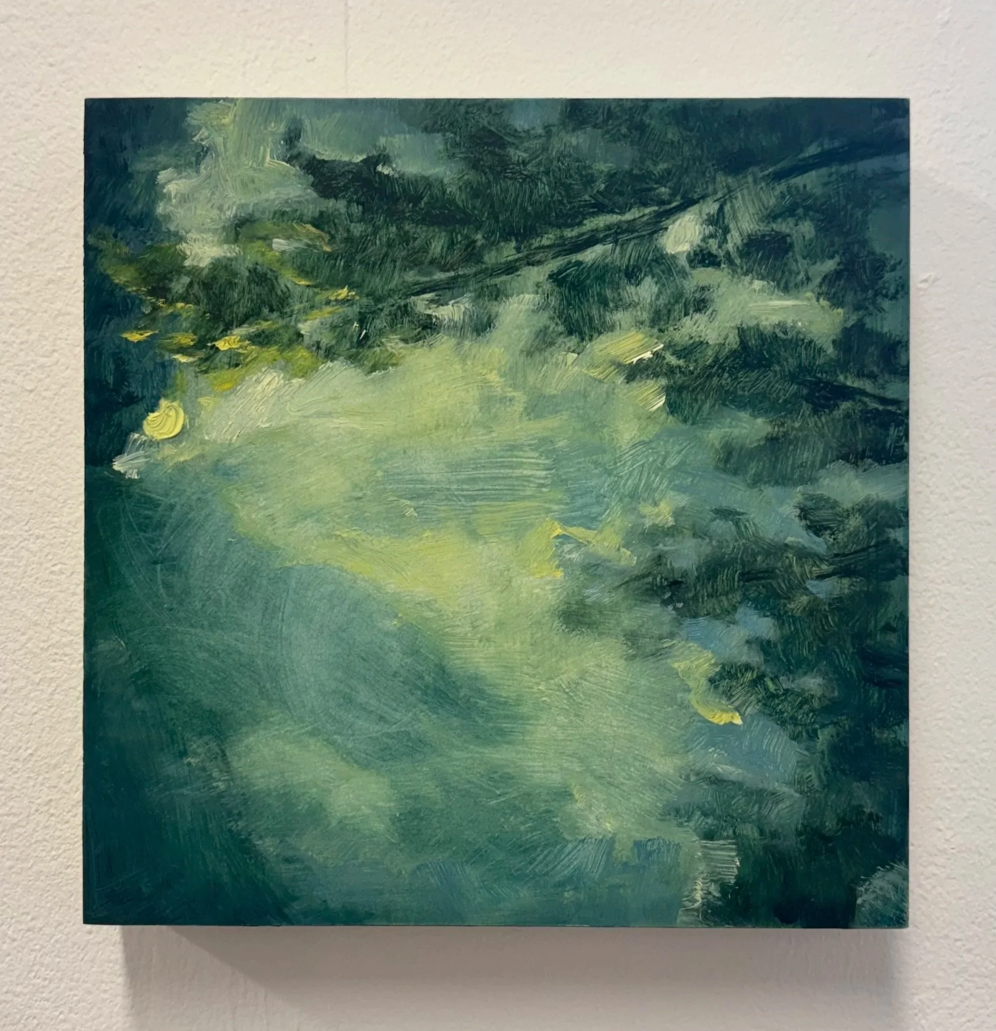 Somewhere, elsewhere, 20 x 20cm, oil on claybord