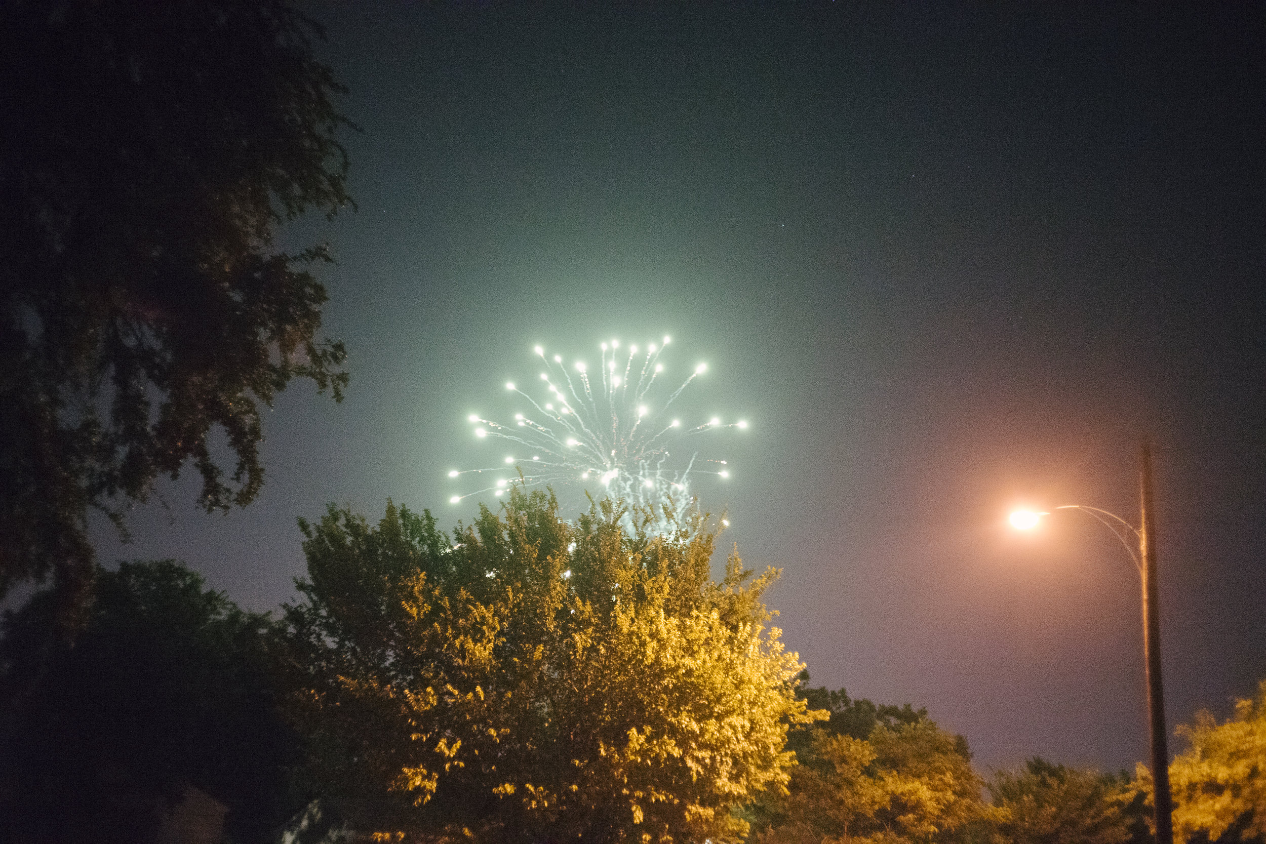 July 4th fireworks. July 4, 2017