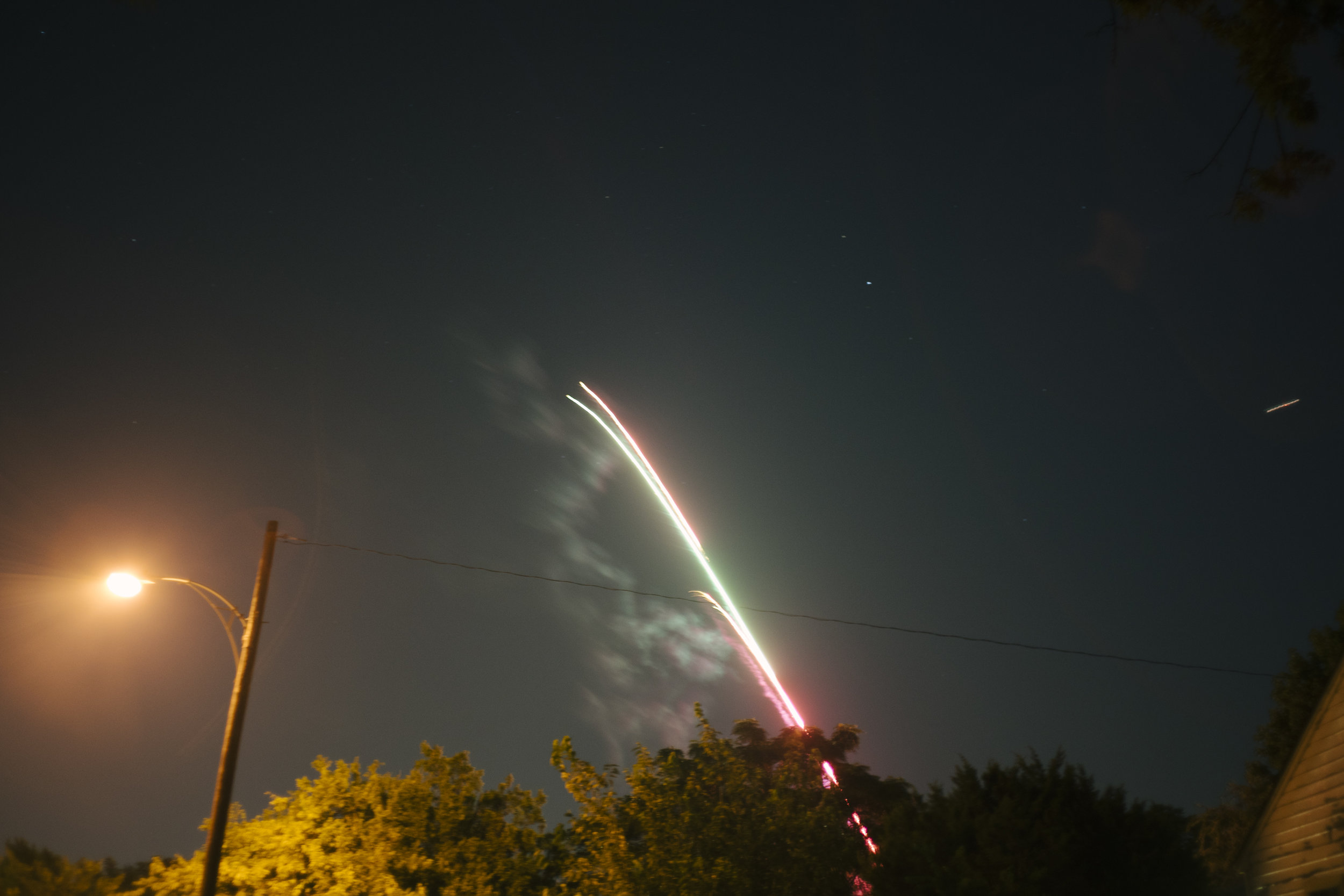 July 4th fireworks. July 4, 2017