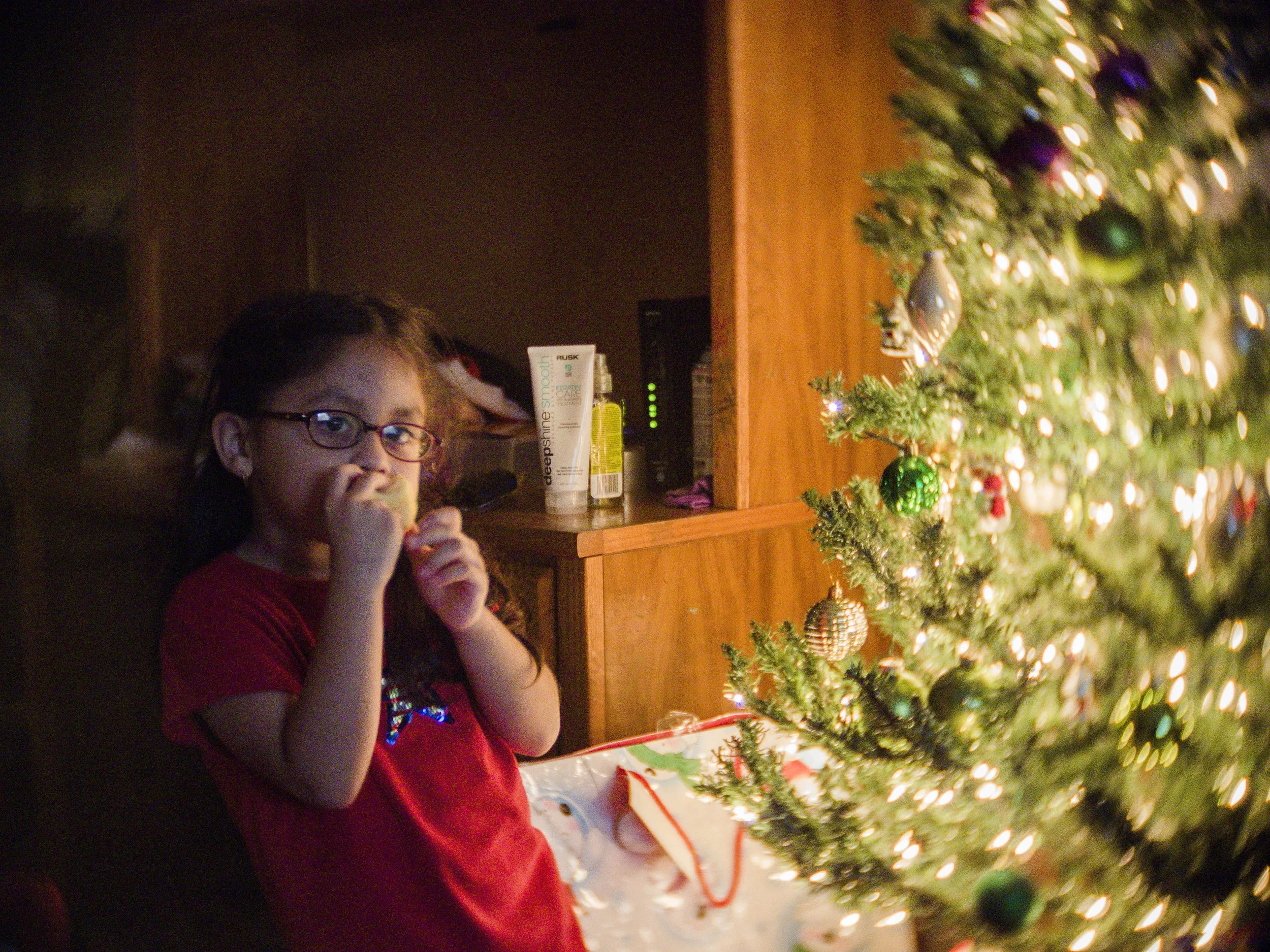  1/125, ISO 3200. December 20, 2014 