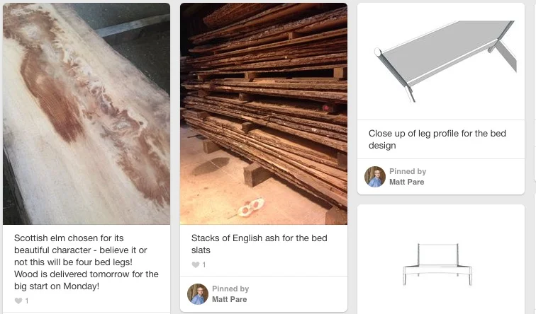 And also a super way of allowing clients to keep track of the project as it takes shape. 