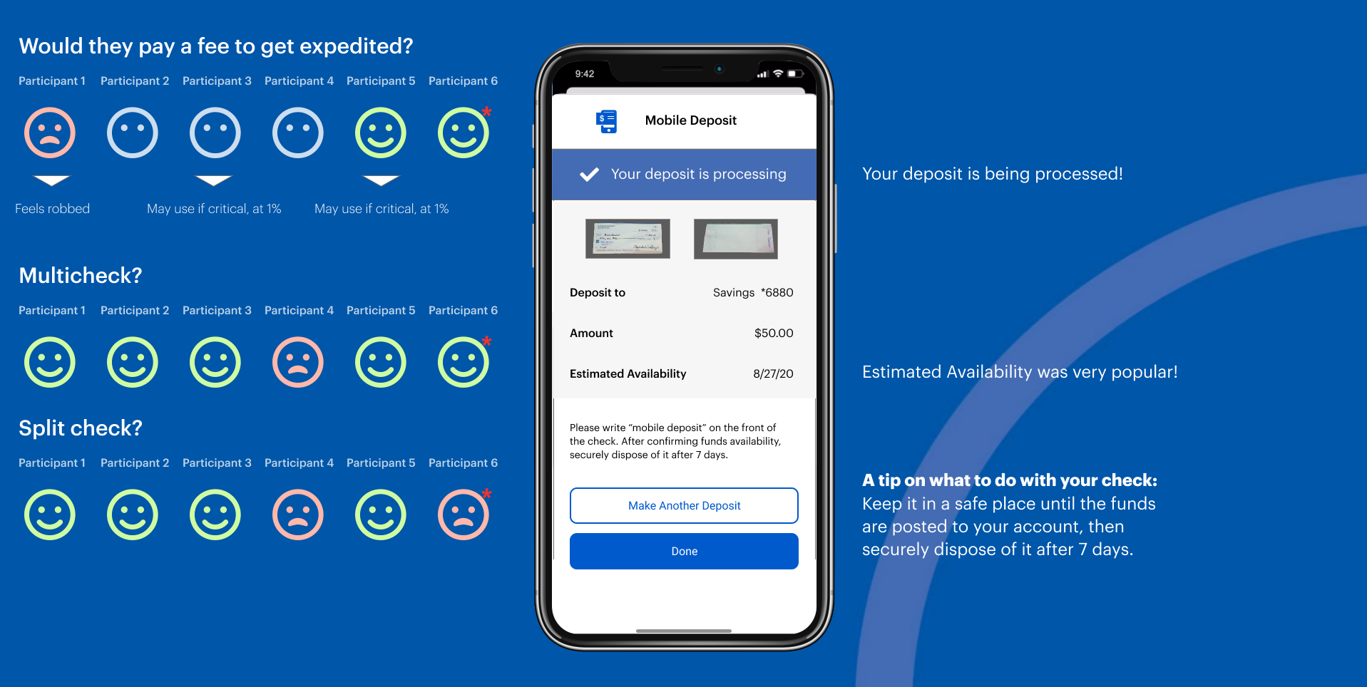 Mobile Deposit Lab