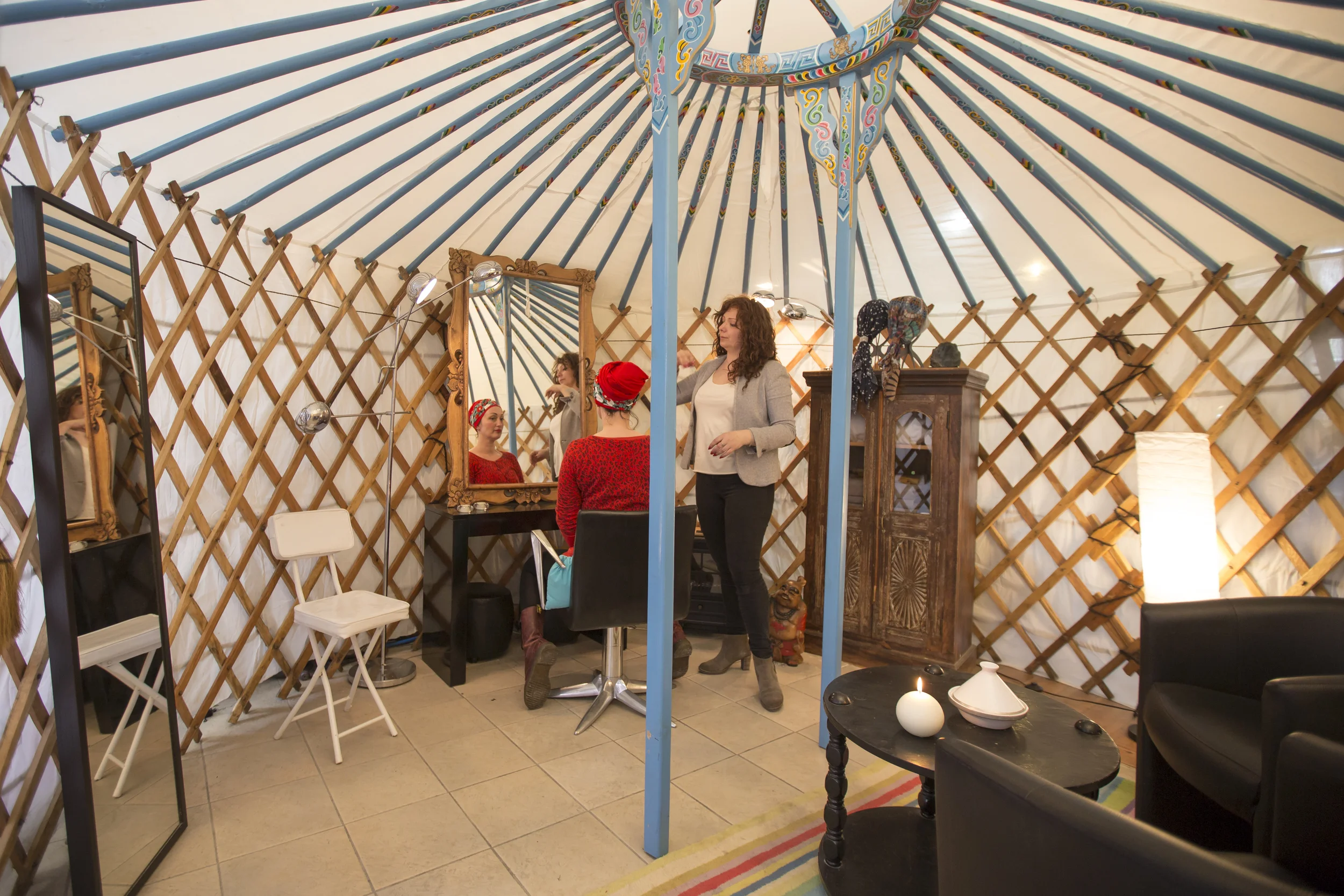 Une Yourte dans nos locaux !