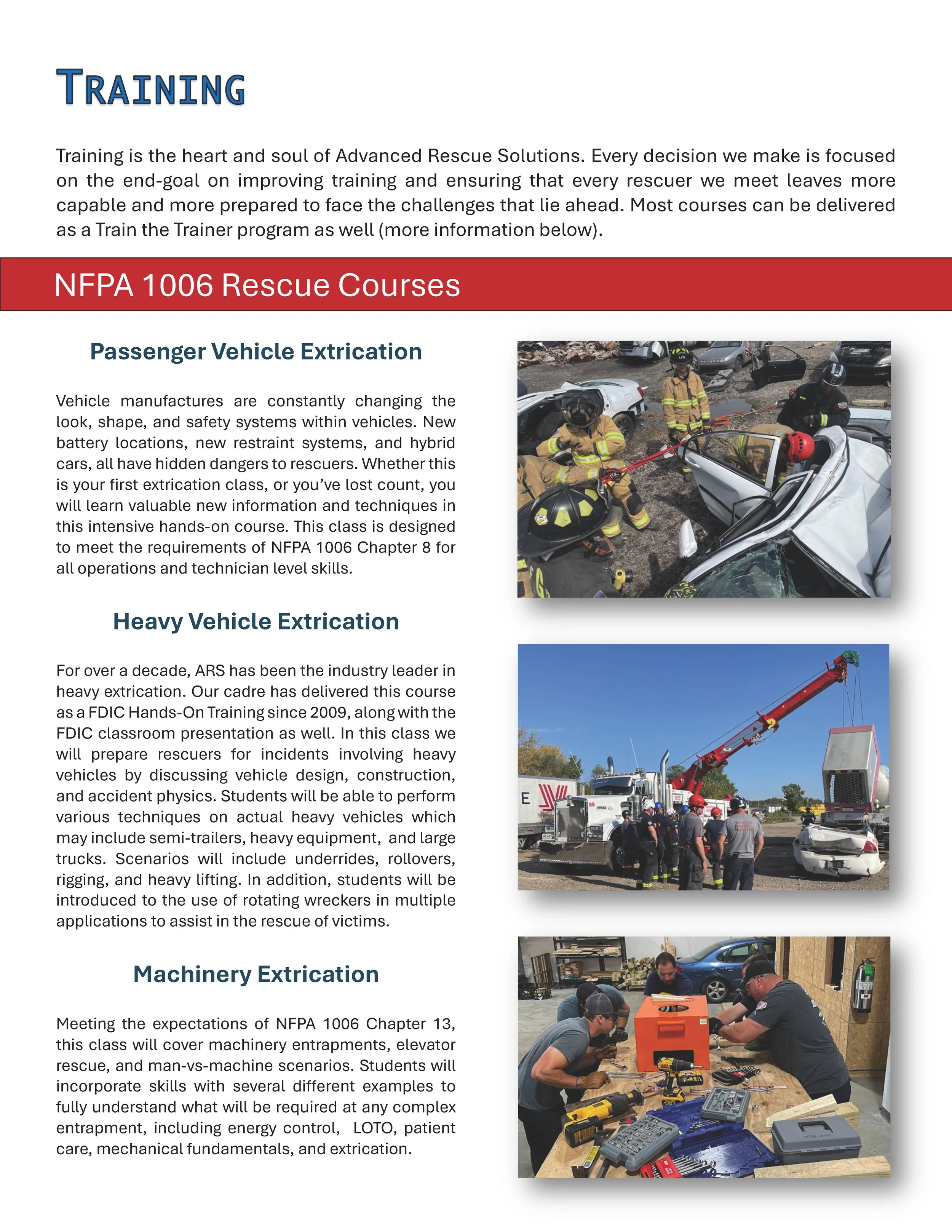 Rescue Catalog — Advanced Rescue Solutions